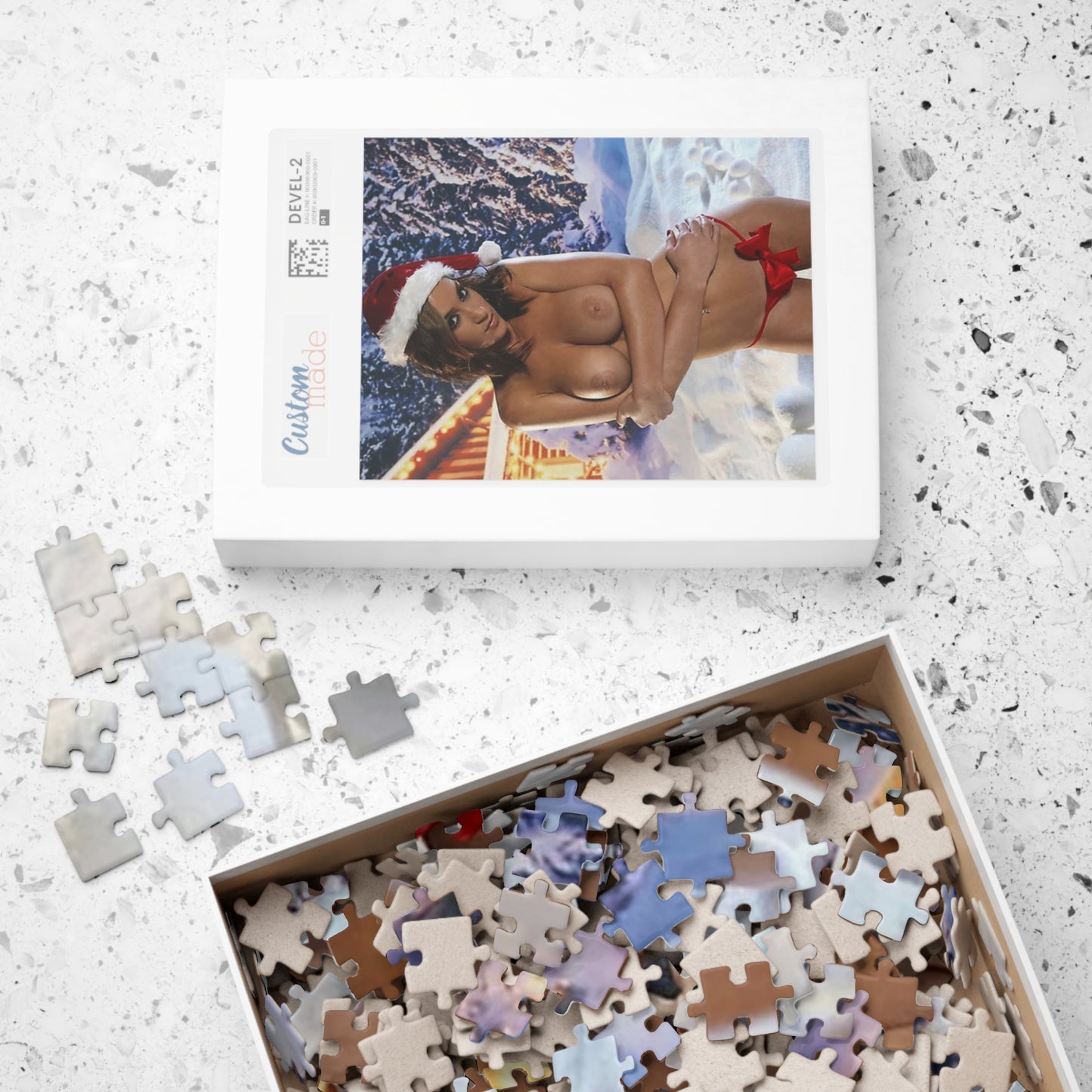 Puzzle (110, 252, 500, 1014-piece) Christmas Pornstars Nude