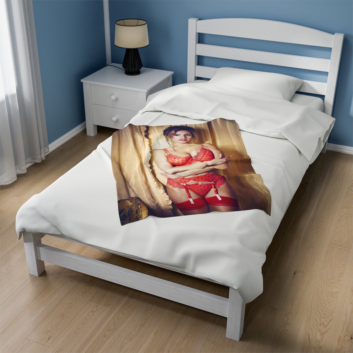 Velveteen Plush Blanket Kelly Brook Lingerie