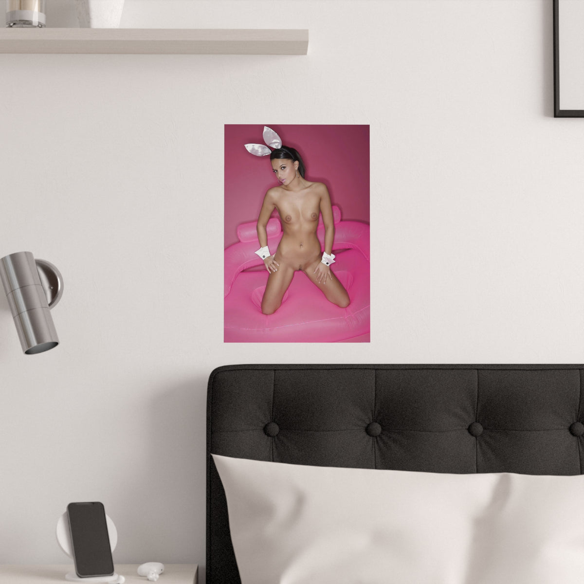 Satin Posters (210gsm) Tight Nude Bunny Ears