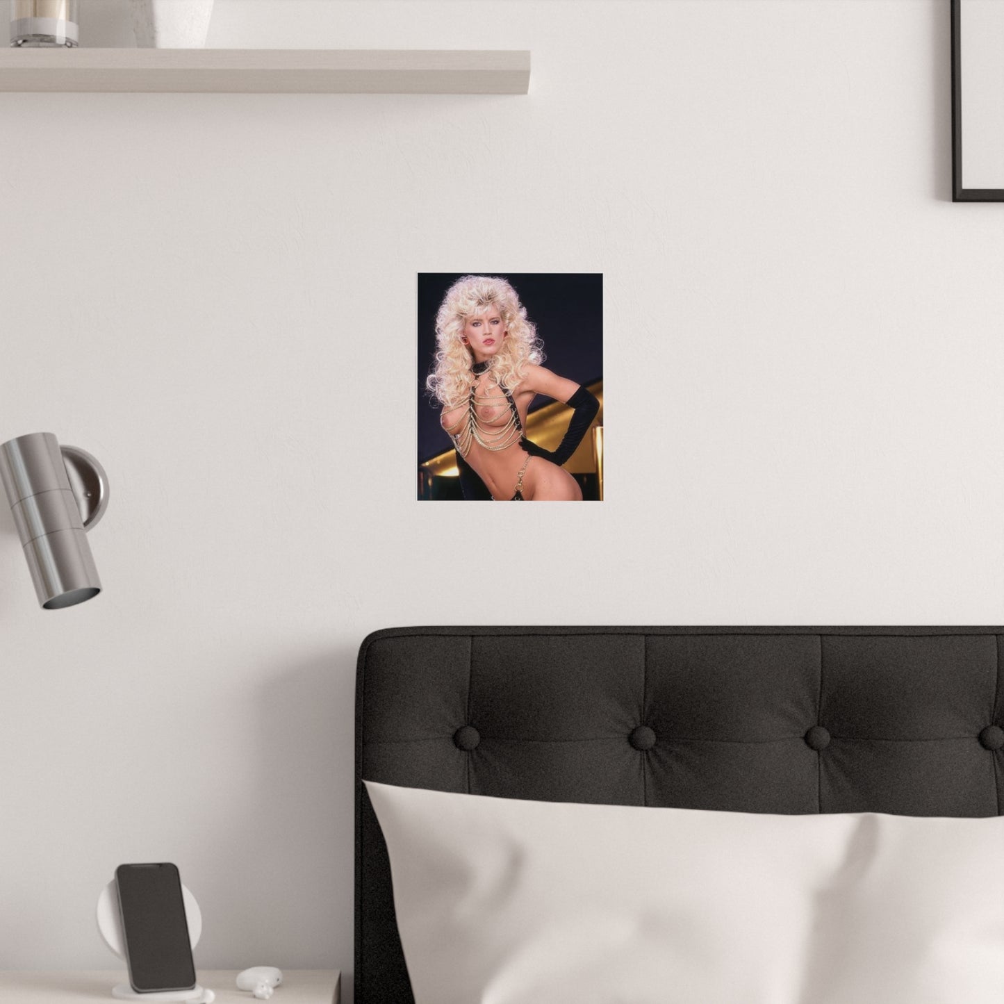 Satin Posters (210gsm) Retro 1980s Porn Star Amber Lynn