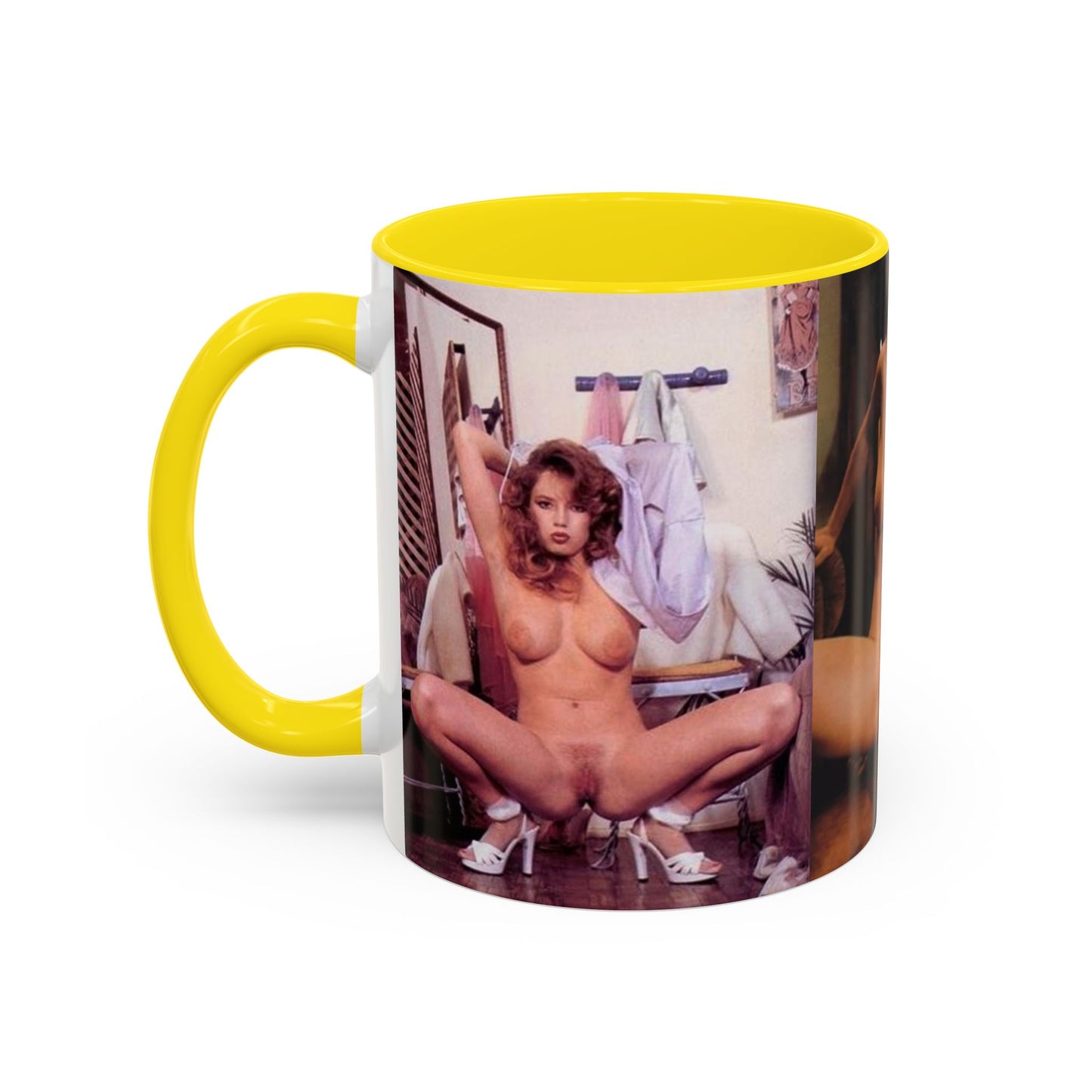 Accent Coffee Mug (11, 15oz) Traci Lords Nude Naked Retro