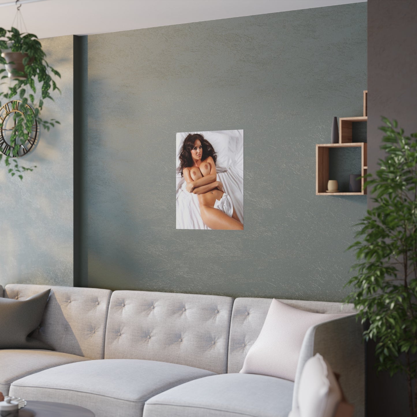 Satin Posters (210gsm) Sexy Brit Rosie Jones Nude