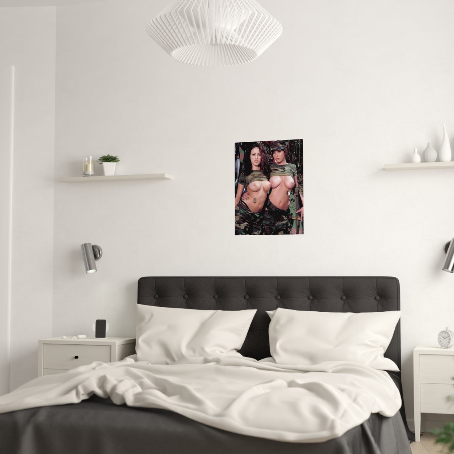 Satin Posters (210gsm) Nude Army Babes