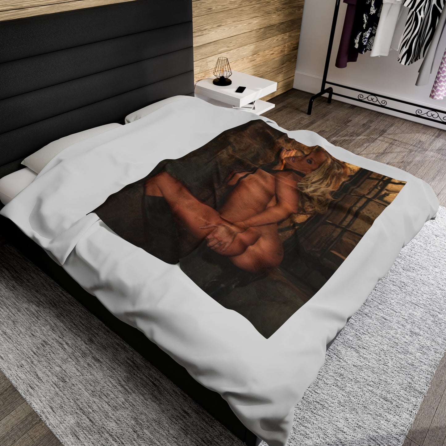 Velveteen Plush Blanket Pornstar Jenna Jameson Nude