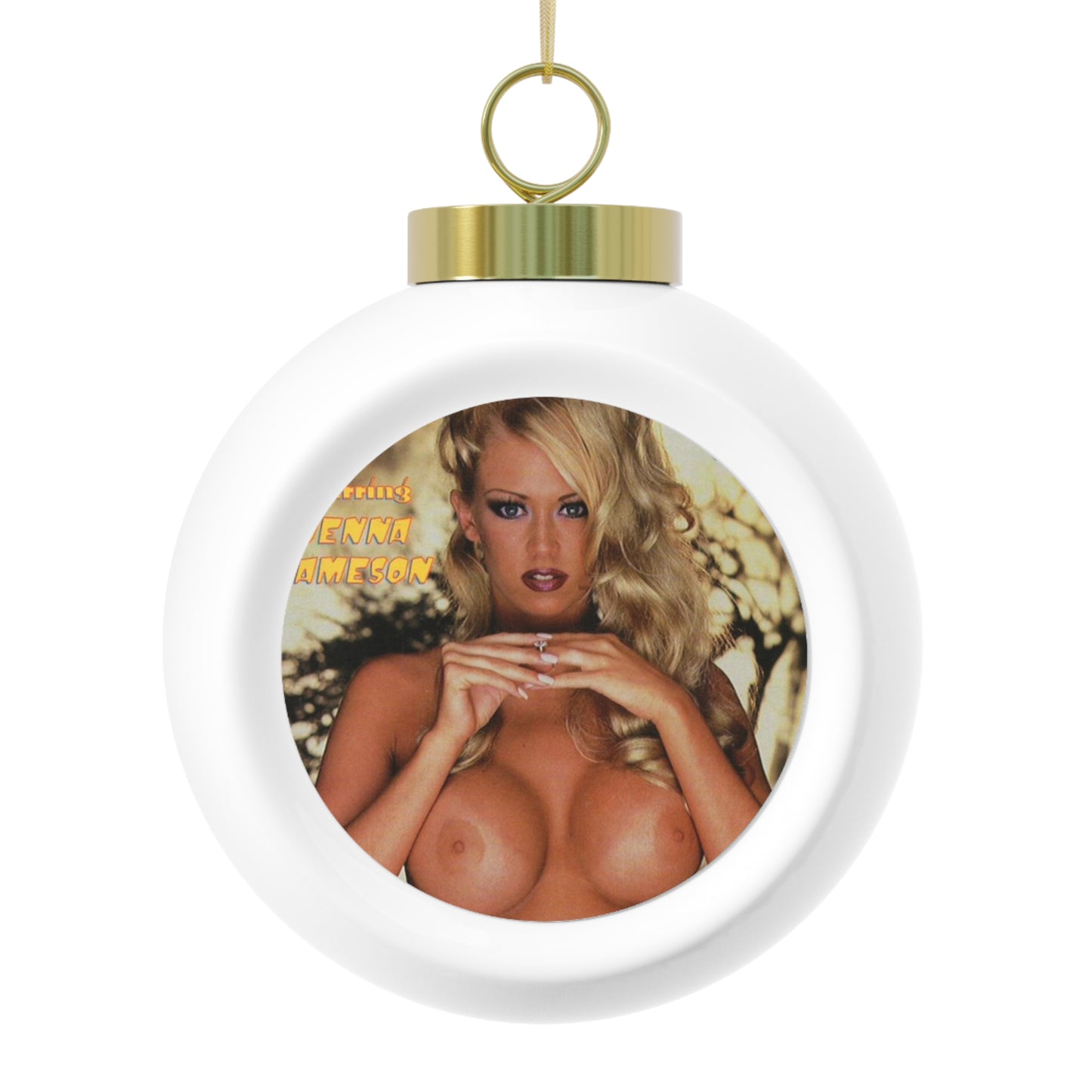 Christmas Ball Ornament Pornstar Jenna Jameson Nude