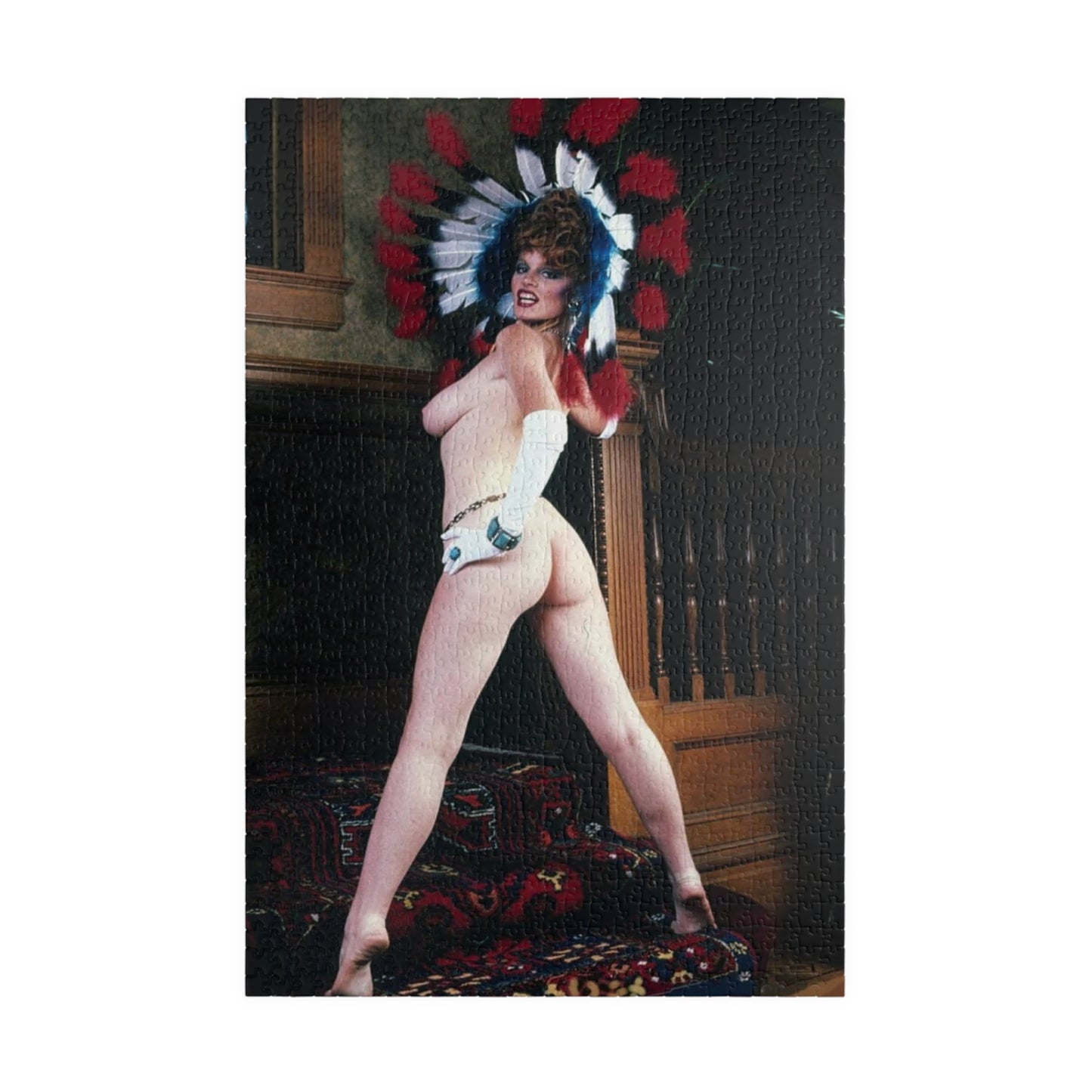 Puzzle (110, 252, 500, 1014-piece) Retro Porn Star Lisa De Leeuw Nude
