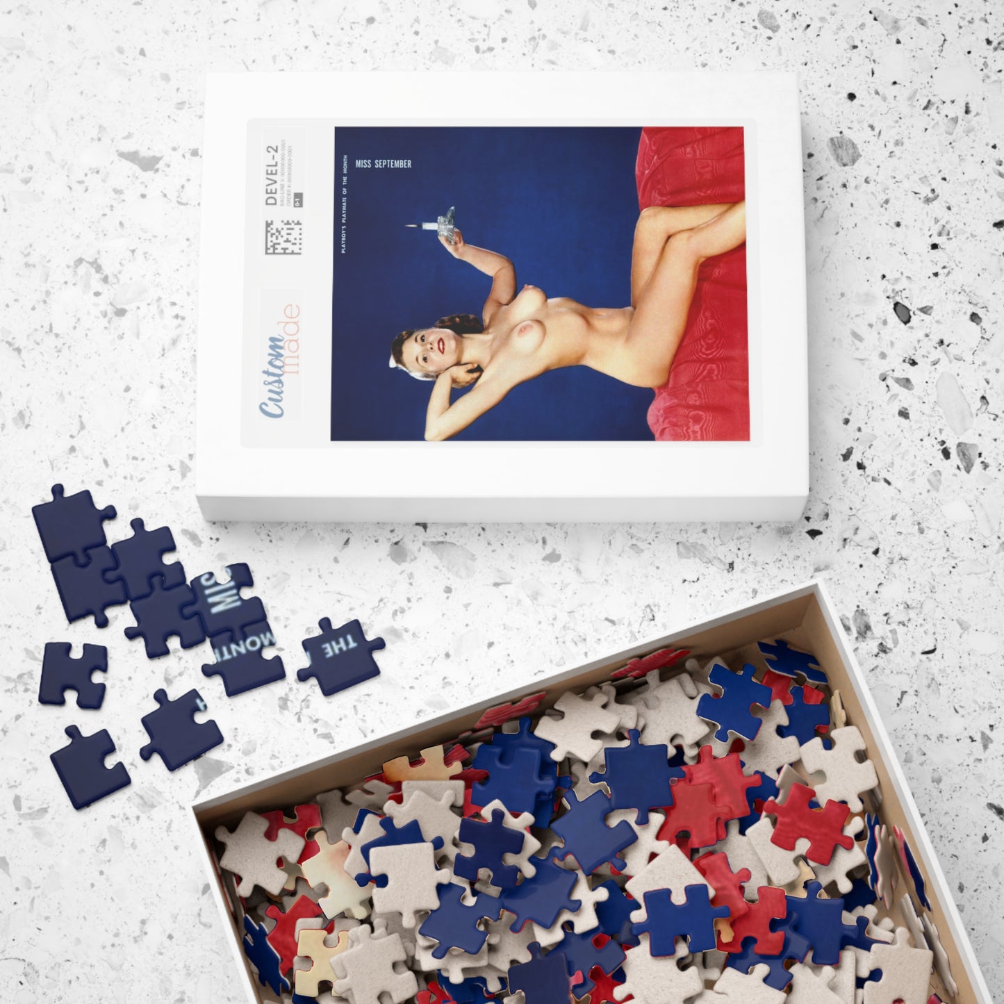 Puzzle (110, 252, 500, 1014-piece) Playboy Playmate Sept 1954 Jackie Rainbow