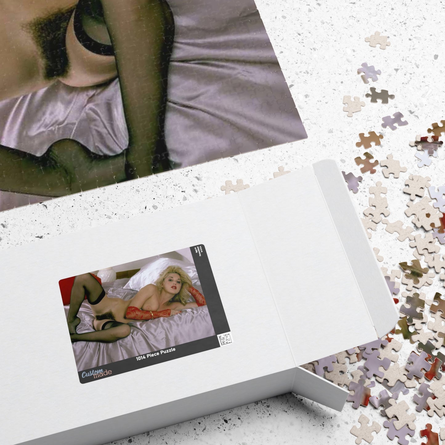 Puzzle (110, 252, 500, 1014-piece) Retro French Porn Star Marilyn Jess