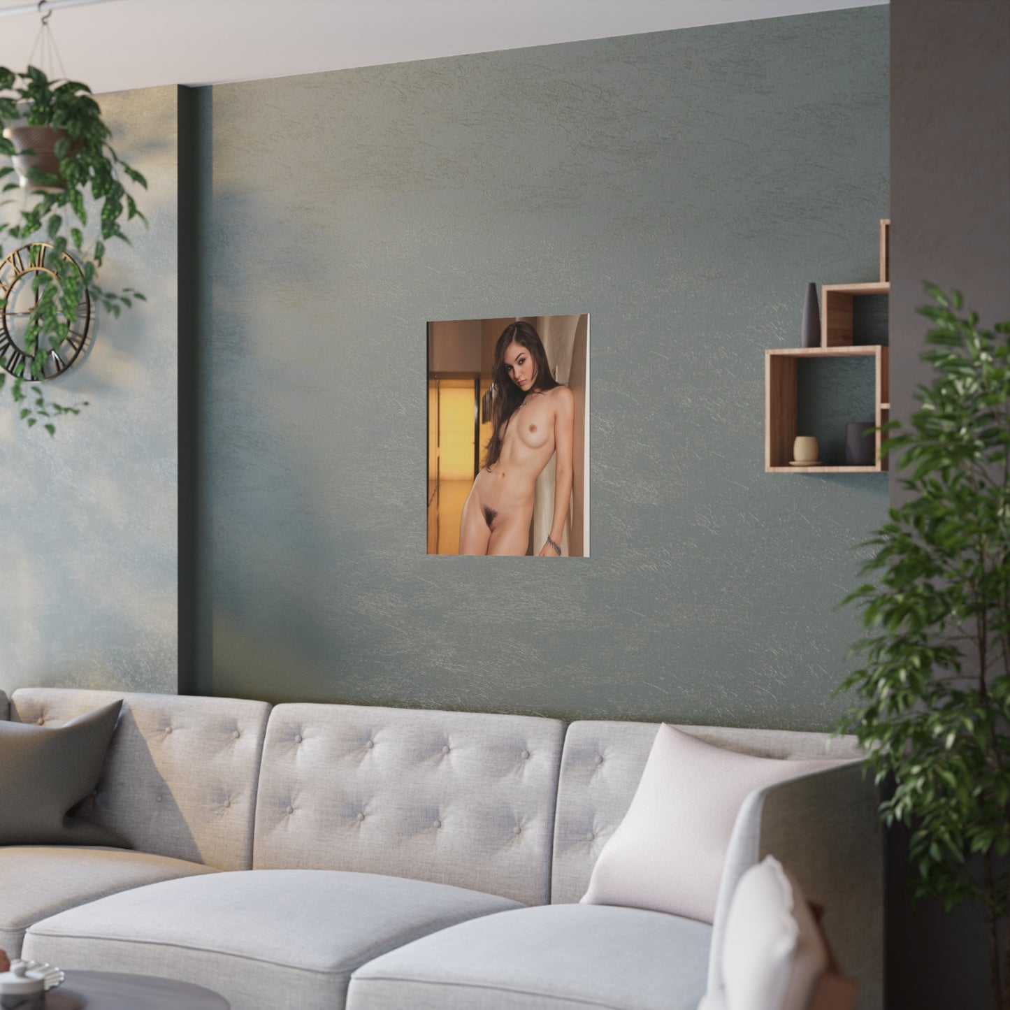 Satin Posters (210gsm) Adult Star Sasha Grey Nude
