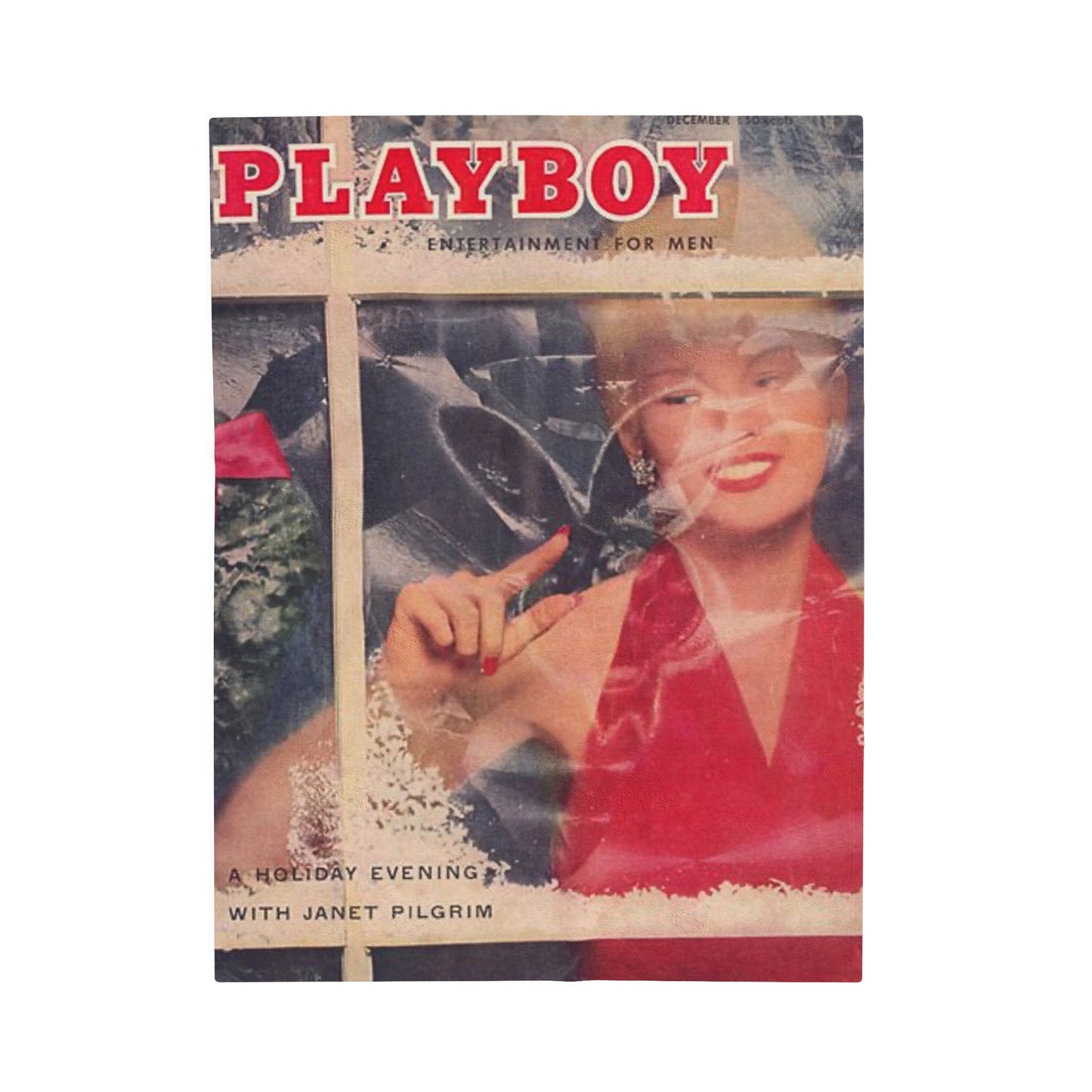 Velveteen Plush Blanket Magazine Cover December 1957
