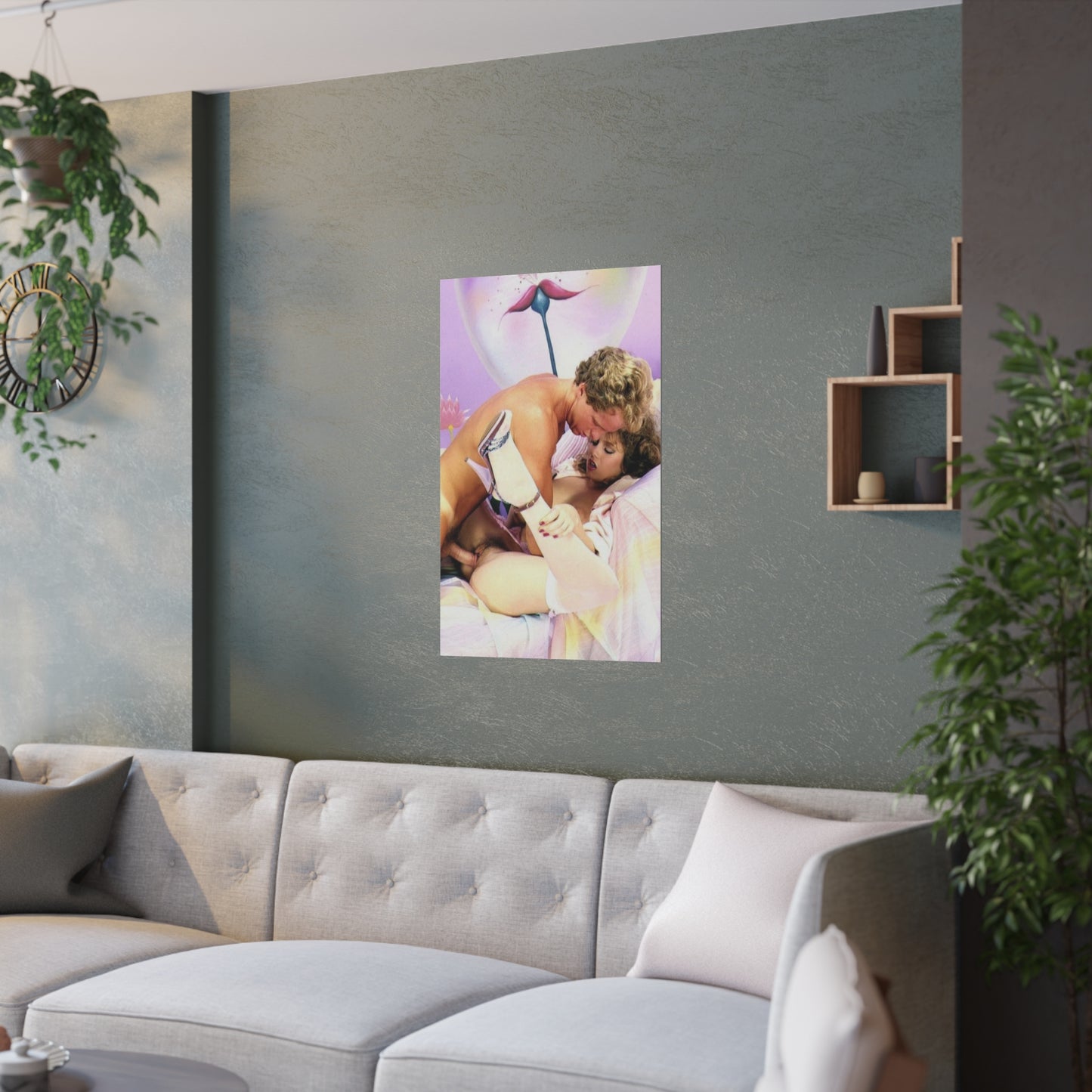 Satin Posters (210gsm) Traci Lords Retro Porn Star Nude Naked