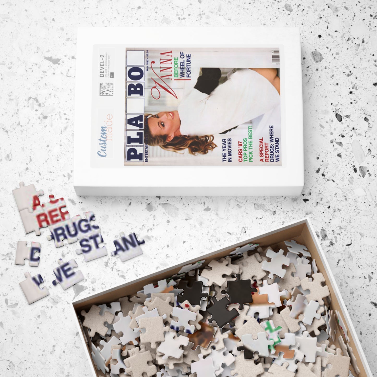 Puzzle (110, 252, 520, 1014-piece) Play Boy May 1987 Cover Vanna White