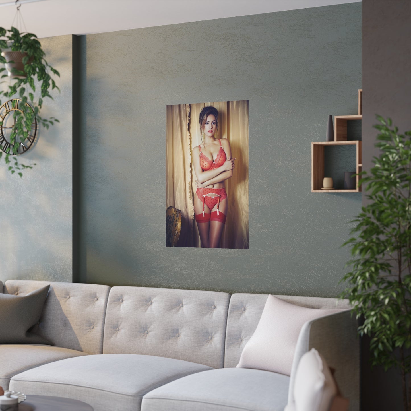 Satin Posters (210gsm) Kelly Brook Lingerie