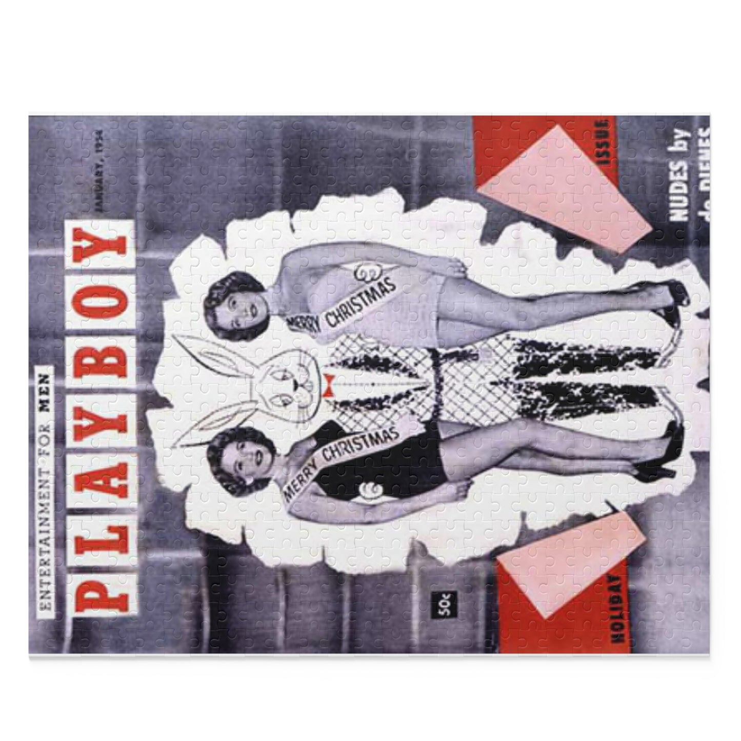 Puzzle (120, 252, 500-Piece) Playboy Cover January 1954