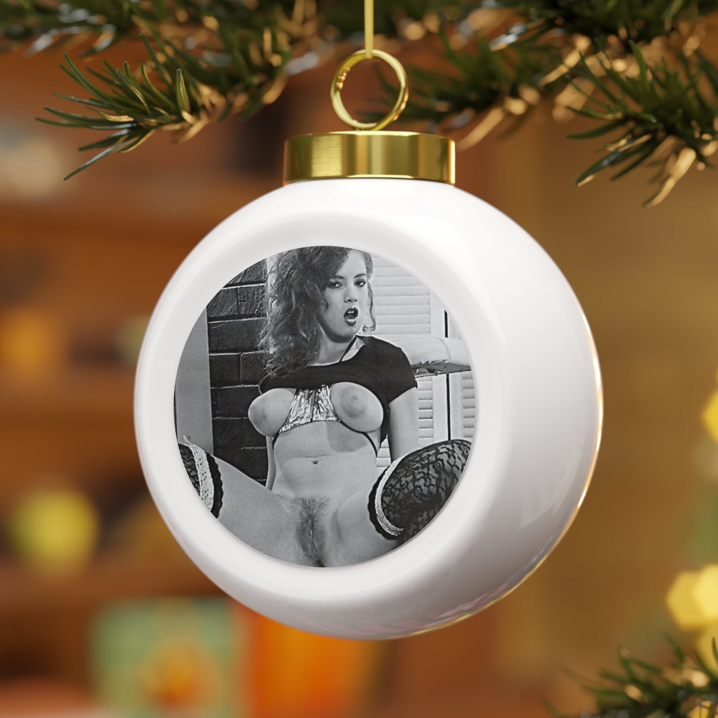 Christmas Ball Ornament Traci Lords Nude