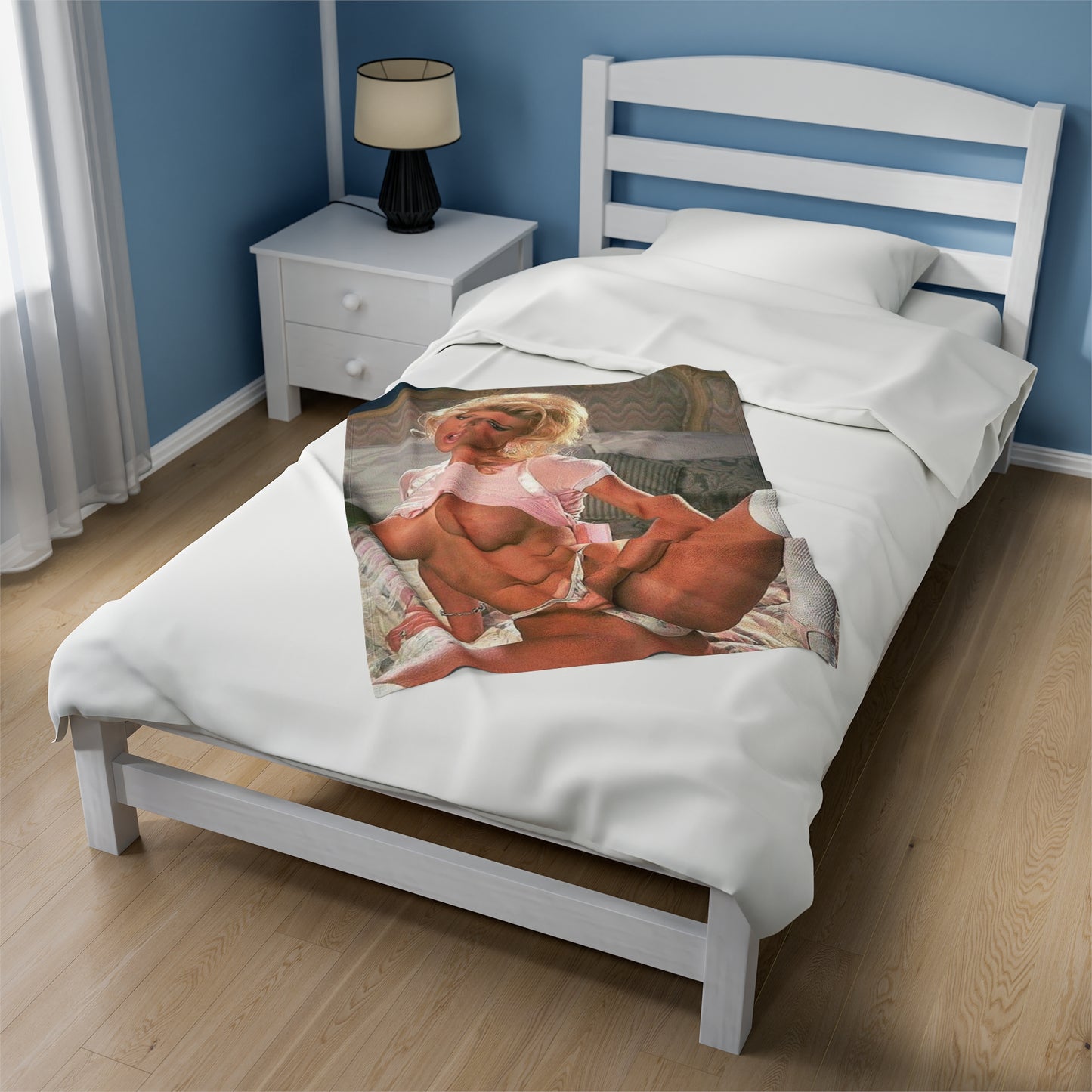 Velveteen Plush Blanket Pornstar Jenna Jameson Nude
