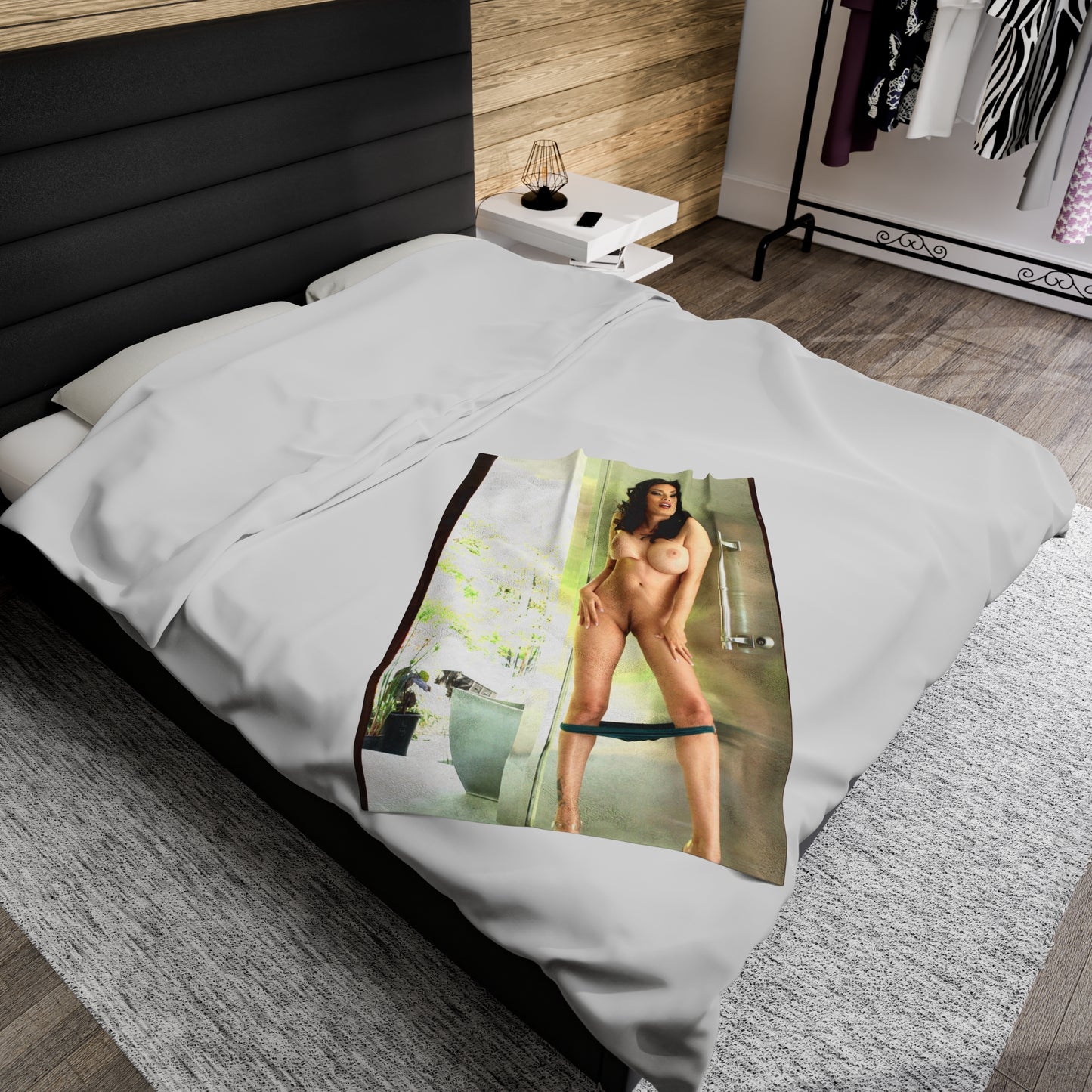 Velveteen Plush Blanket Porn Star Tera Patrick Nude