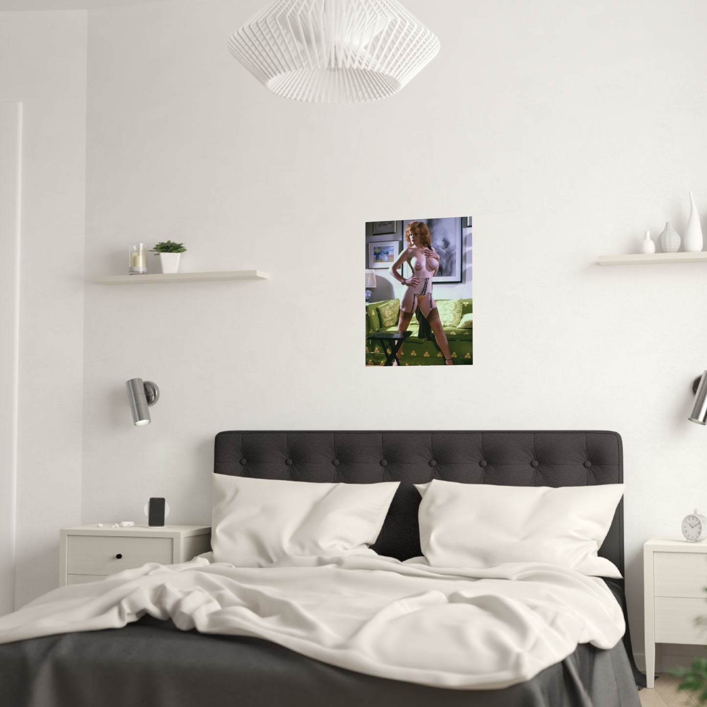 Satin Posters (210gsm) Retro Porn Star Lisa De Leeuw Nude