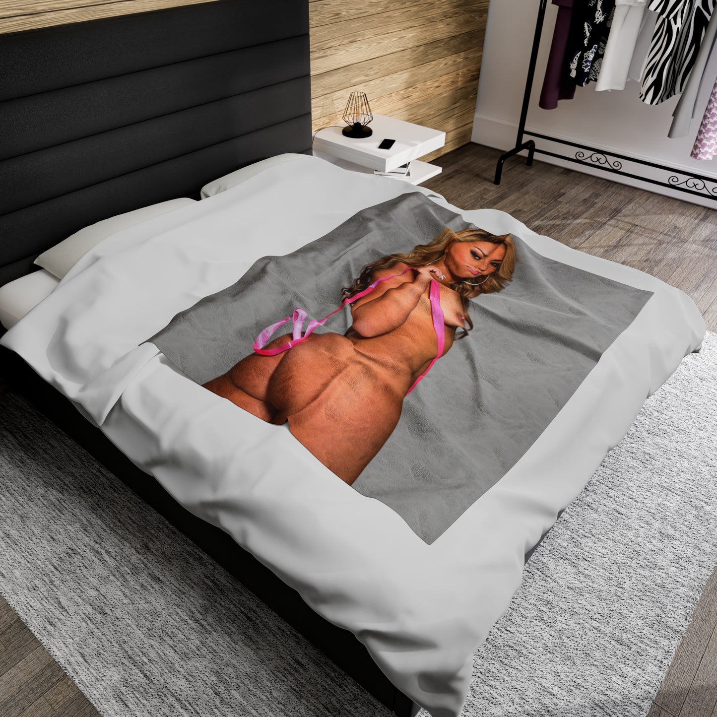 Velveteen Plush Blanket Pornstar Kelsie Monroe Nude