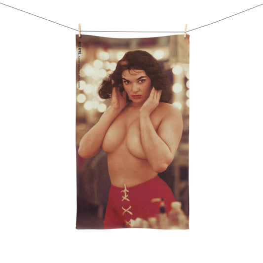 Hand Towel Playboy Playmate April 1958 Felicia Atkins