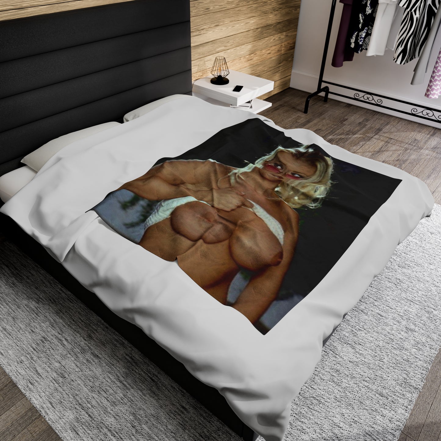 Velveteen Plush Blanket Pornstar Jenna Jameson Nude