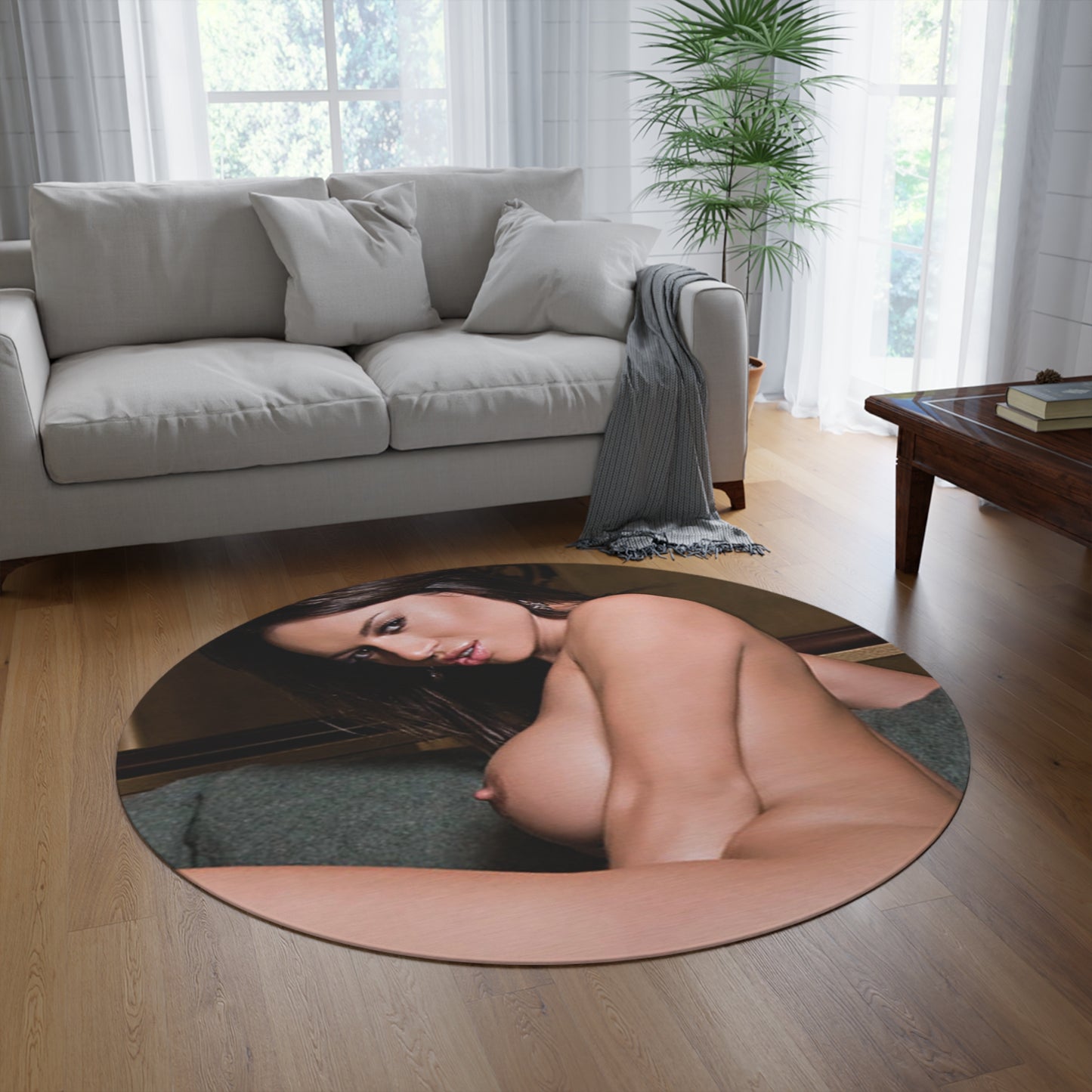 Round Rug Penthouse Pet April 2011 Franceska Jaimes