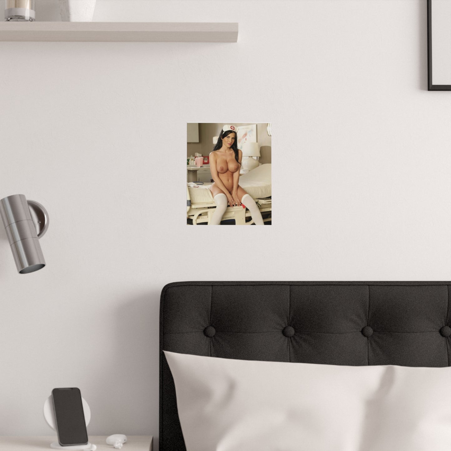 Satin Posters (210gsm) Sexy Nude Nurse Rebecca Linares