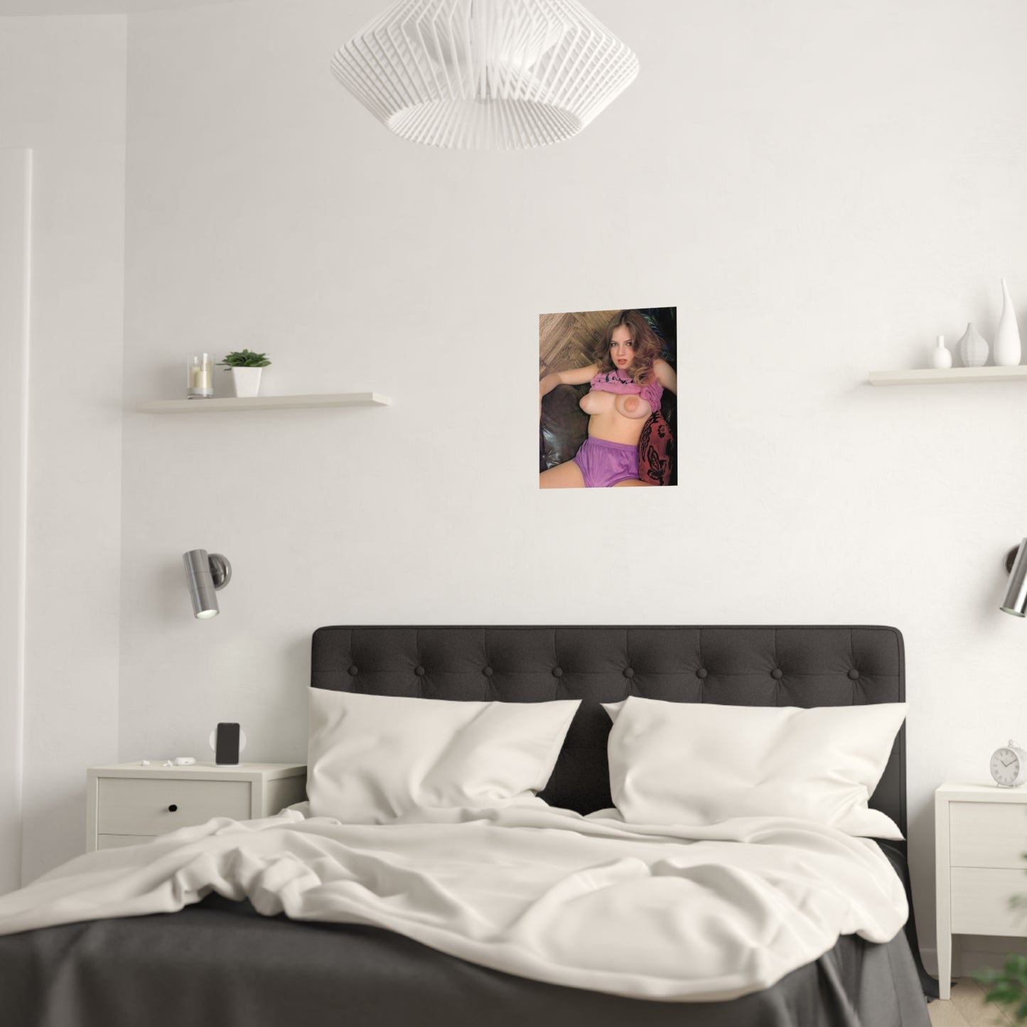 Satin Posters (210gsm) Retro Porn Star 1980s Traci