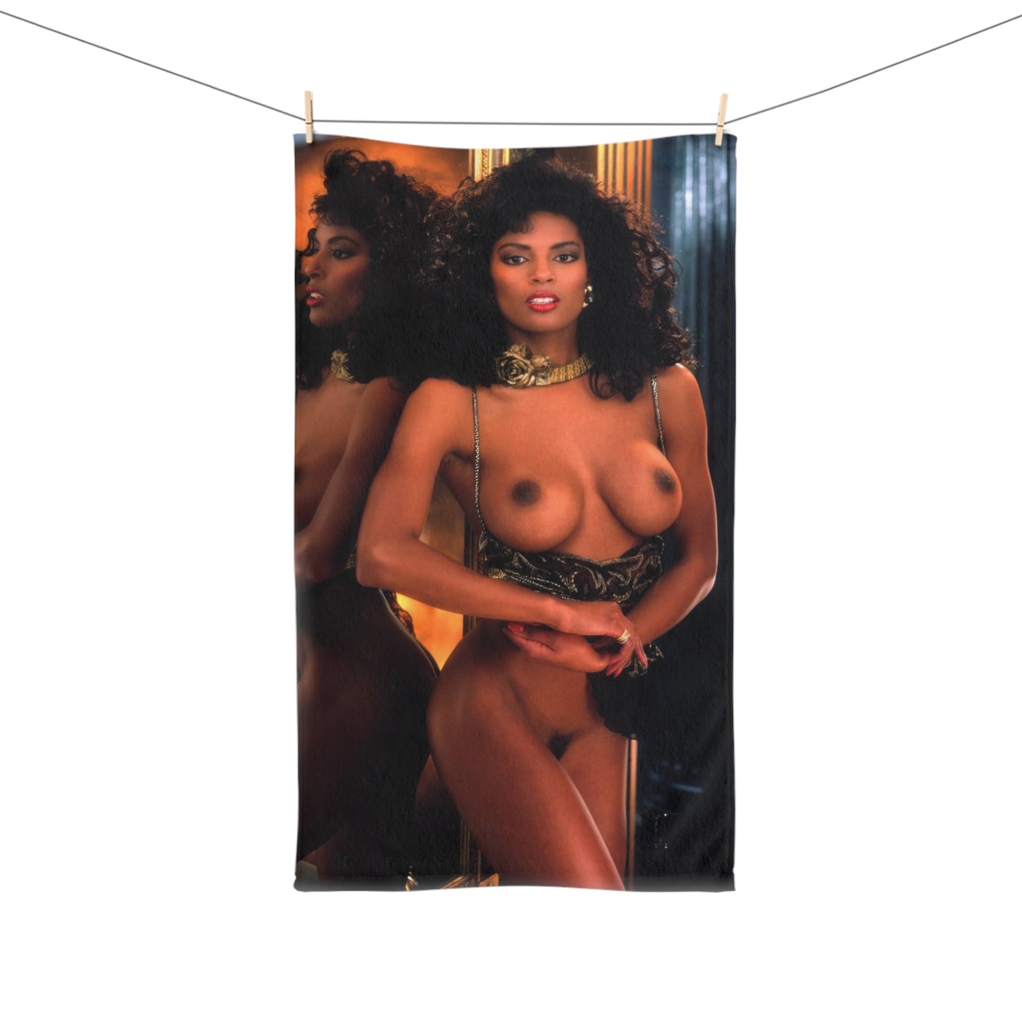 Hand Towel Playboy Playmate November 1989 Renee Tenison