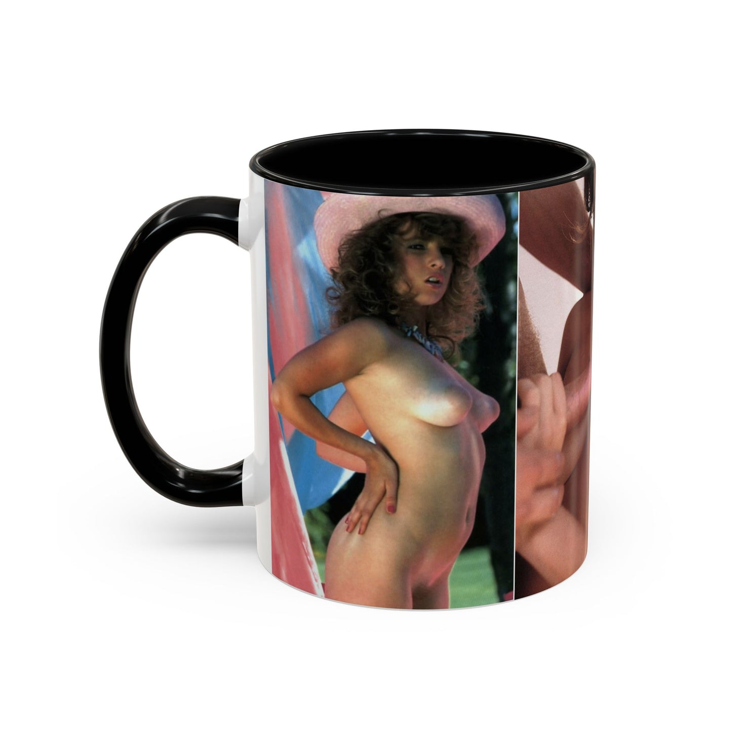 Accent Coffee Mug (11, 15oz) Traci Lords Nude Naked Fucking Retro