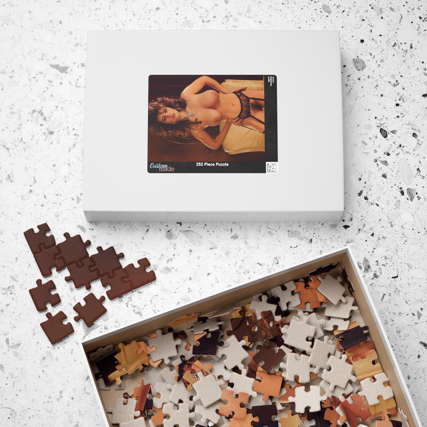Puzzle (110, 252, 520, 1014-piece) Retro Adult Star Gail McKenna Nude