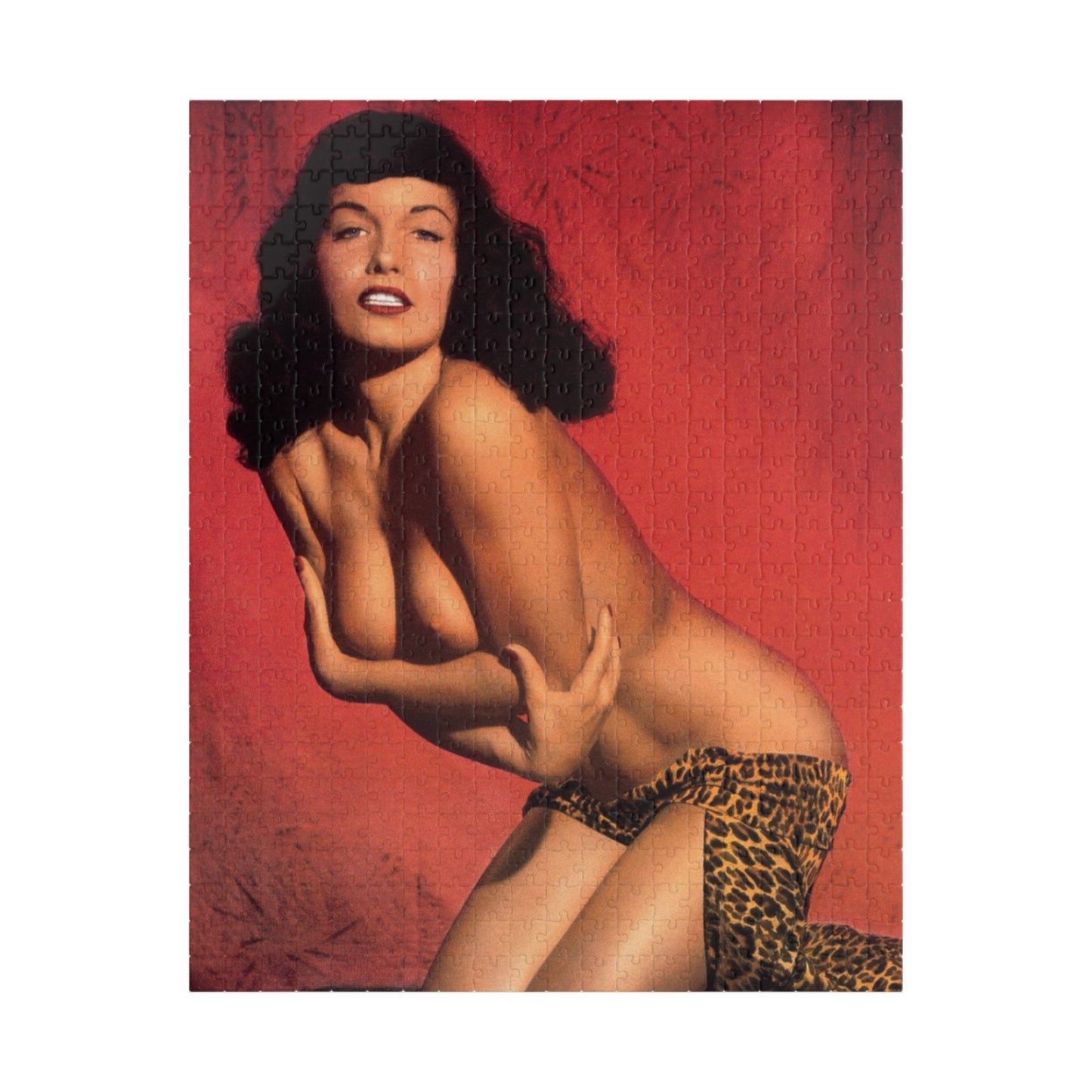 Puzzle (110, 252, 500, 1014-piece) Playmate 1955 Bettie Page Nude