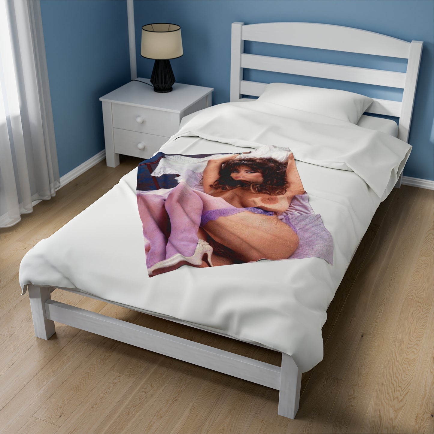Velveteen Plush Blanket Porn Star Christy Canyon Nude