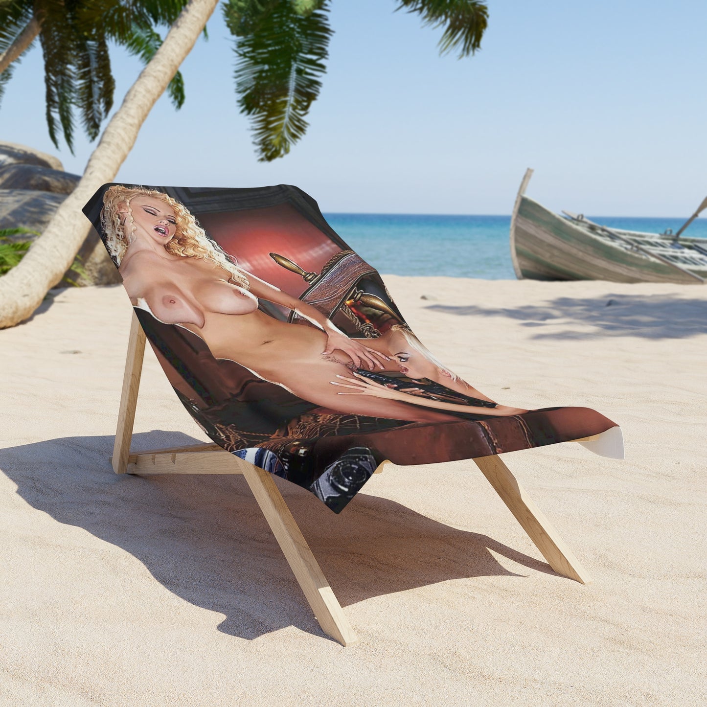 Beach Towel Jenna Jameson and Sylvia Saint