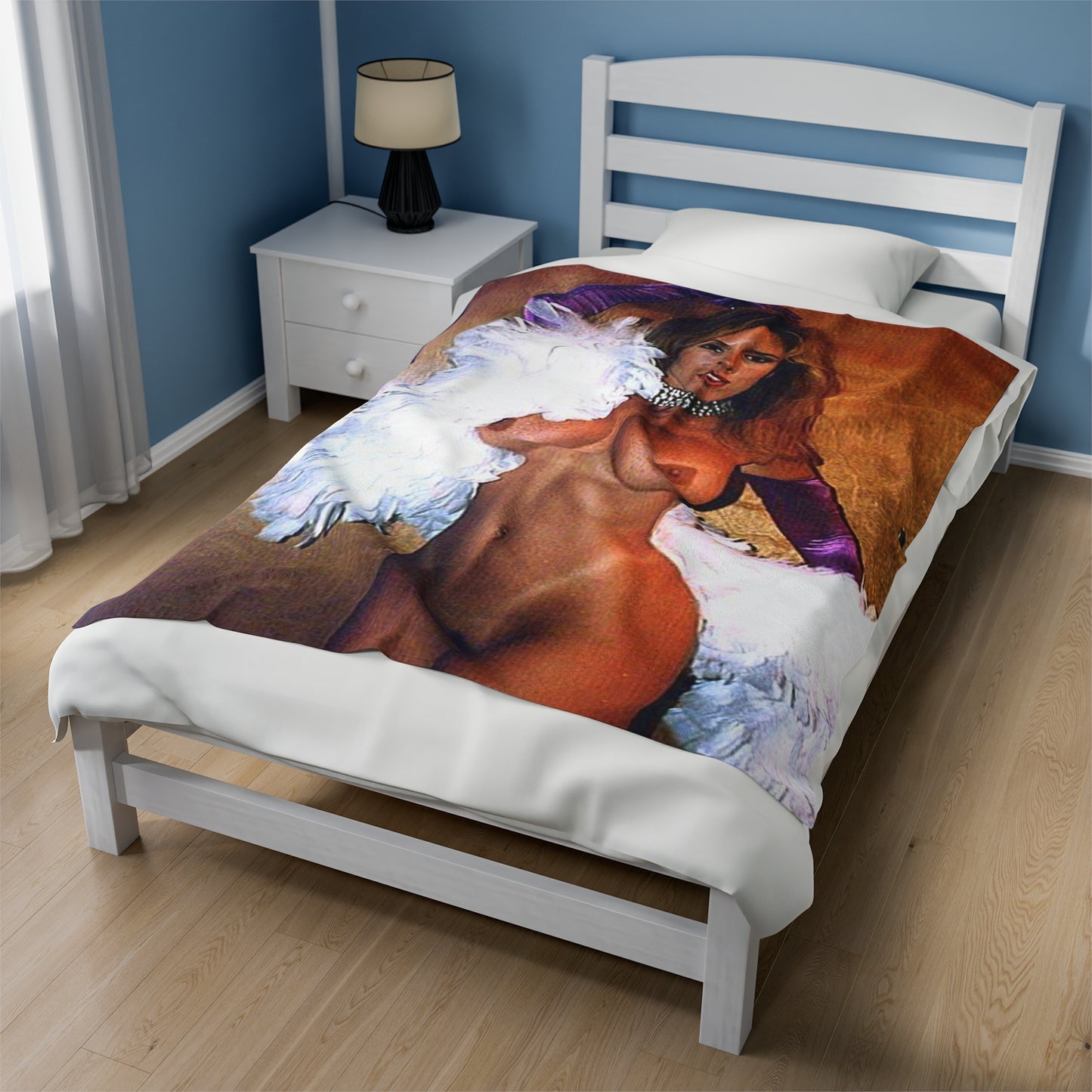 Velveteen Plush Blanket Porn Star Victoria Paris Nude
