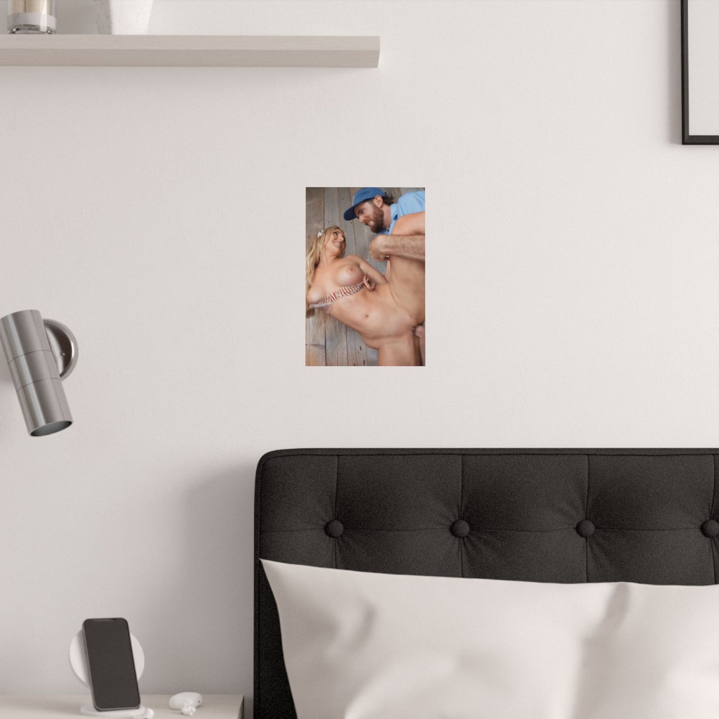 Satin Posters (210gsm) Blonde Fucking the Mailman
