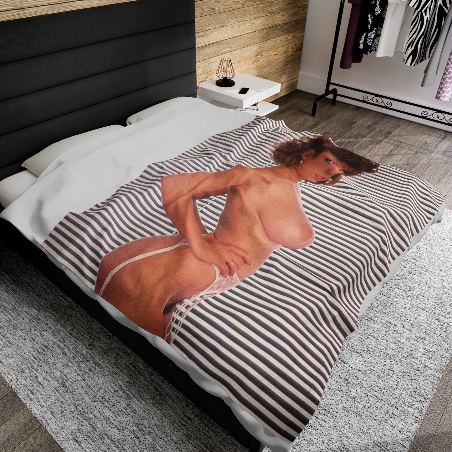 Velveteen Plush Blanket Porn Star Christy Canyon Nude