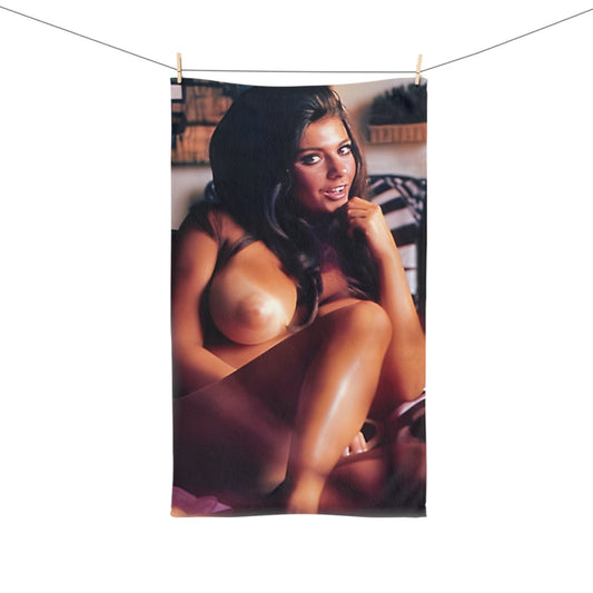 Hand Towel Playboy Playmate Cynthia Myers nude