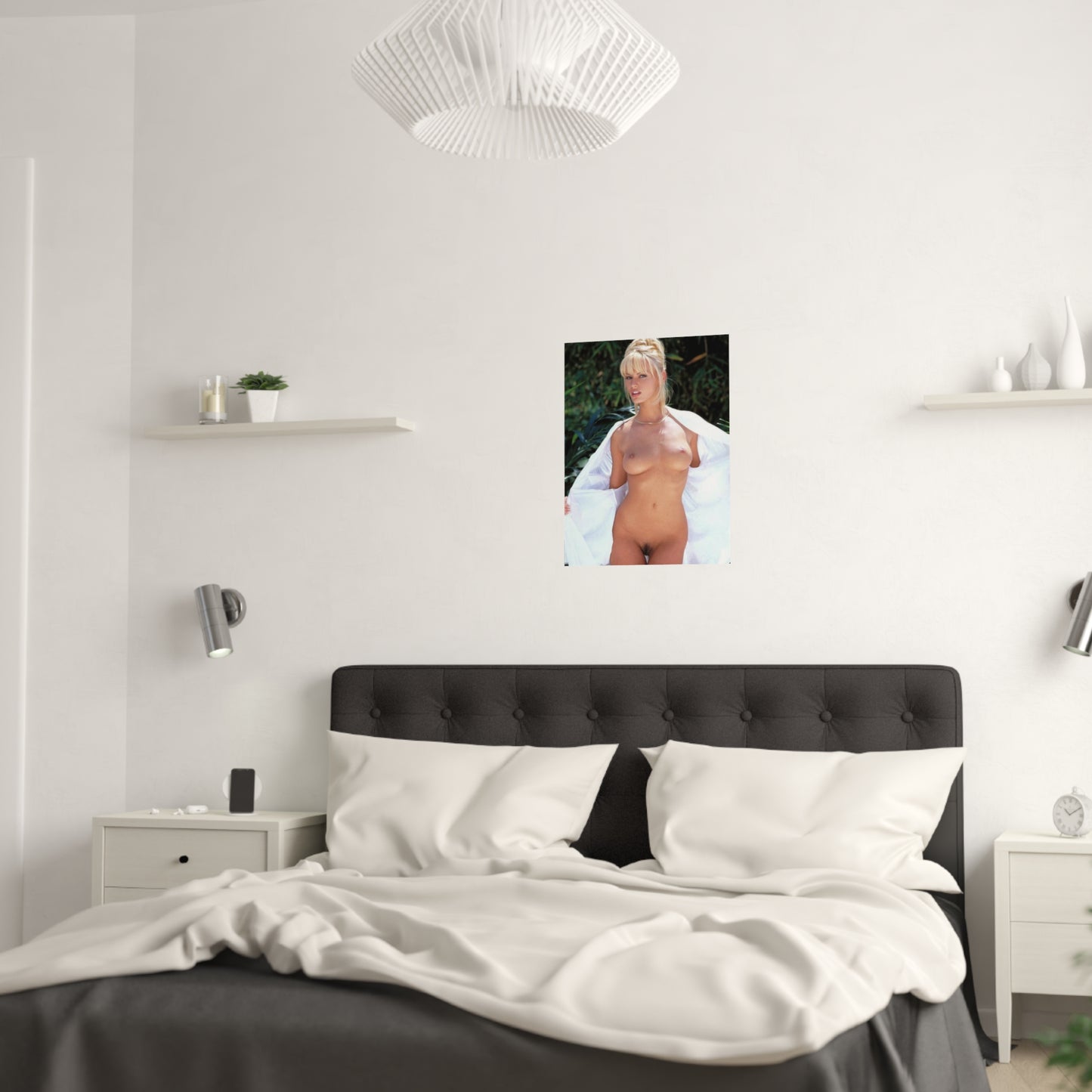Satin Posters (210gsm) Retro Pornstar Anita Blond