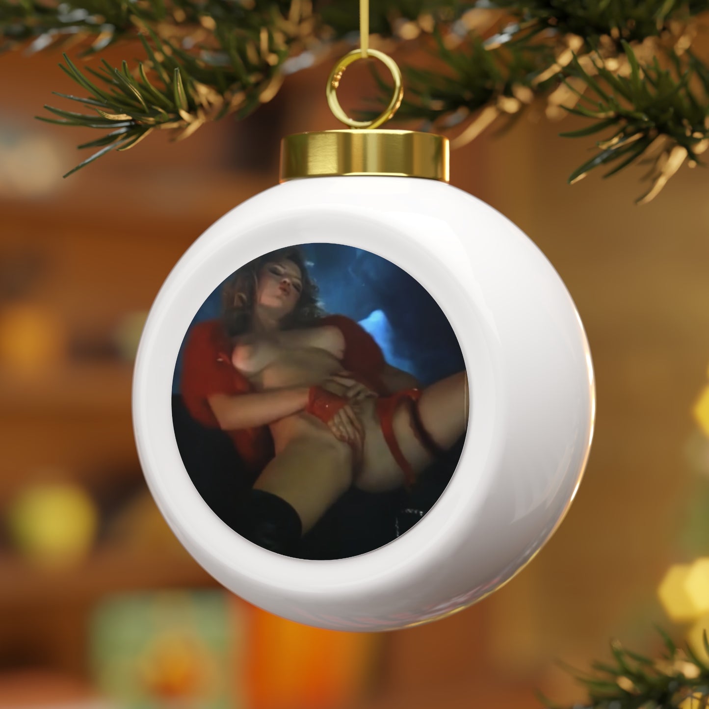 Christmas Ball Ornament Traci Lords Nude