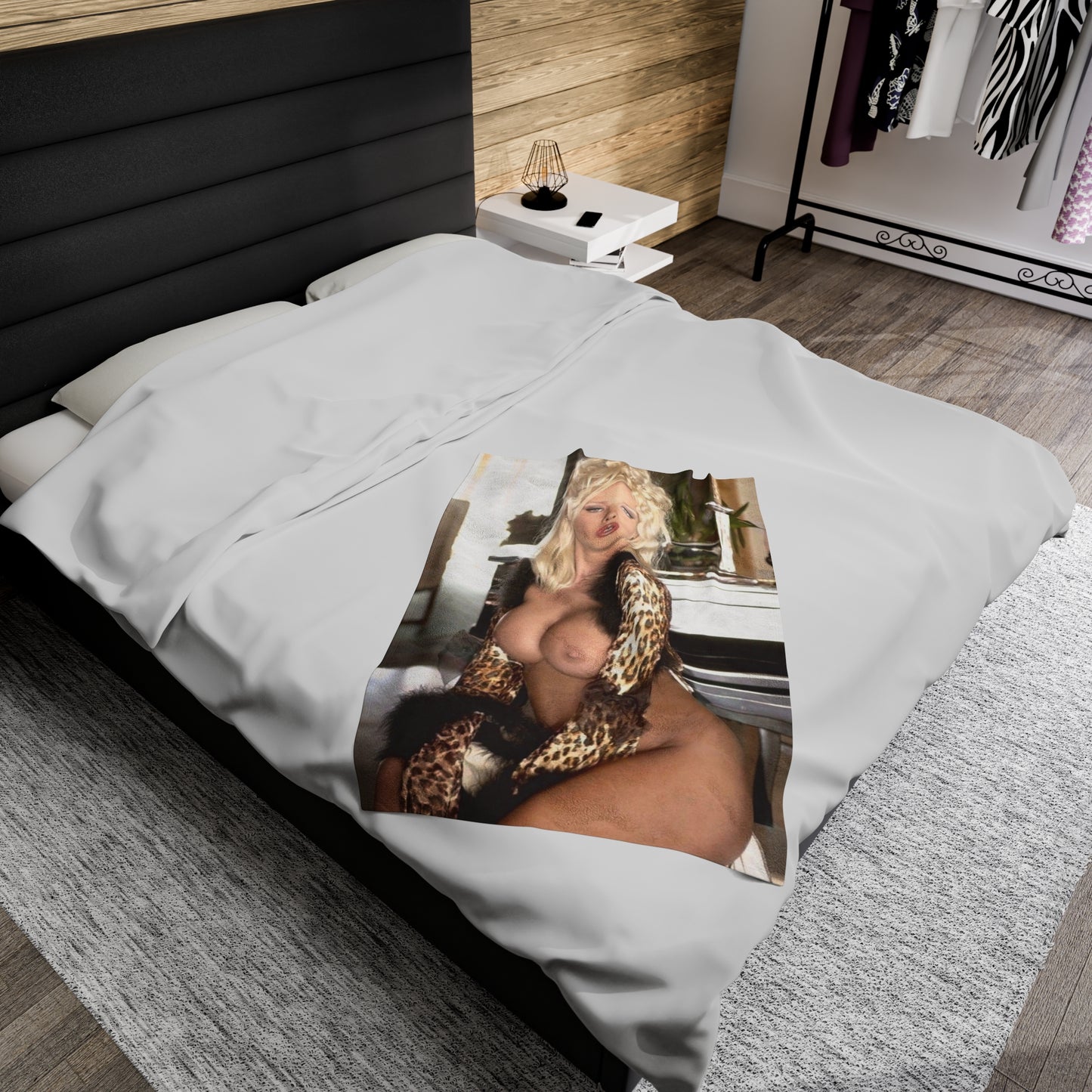 Velveteen Plush Blanket Pornstar Chloe Jones Nude