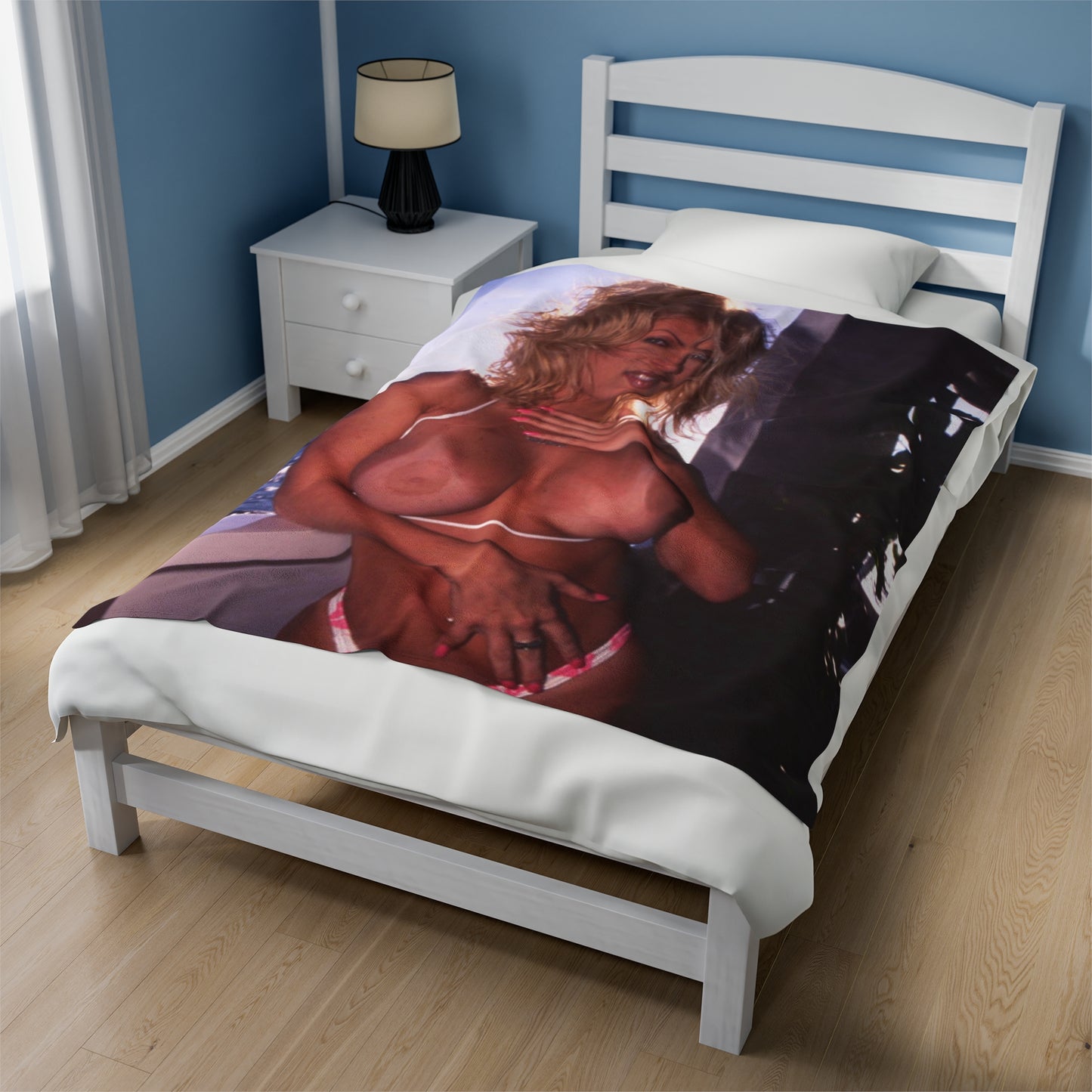 Velveteen Plush Blanket Pornstar Jenna Jameson Nude