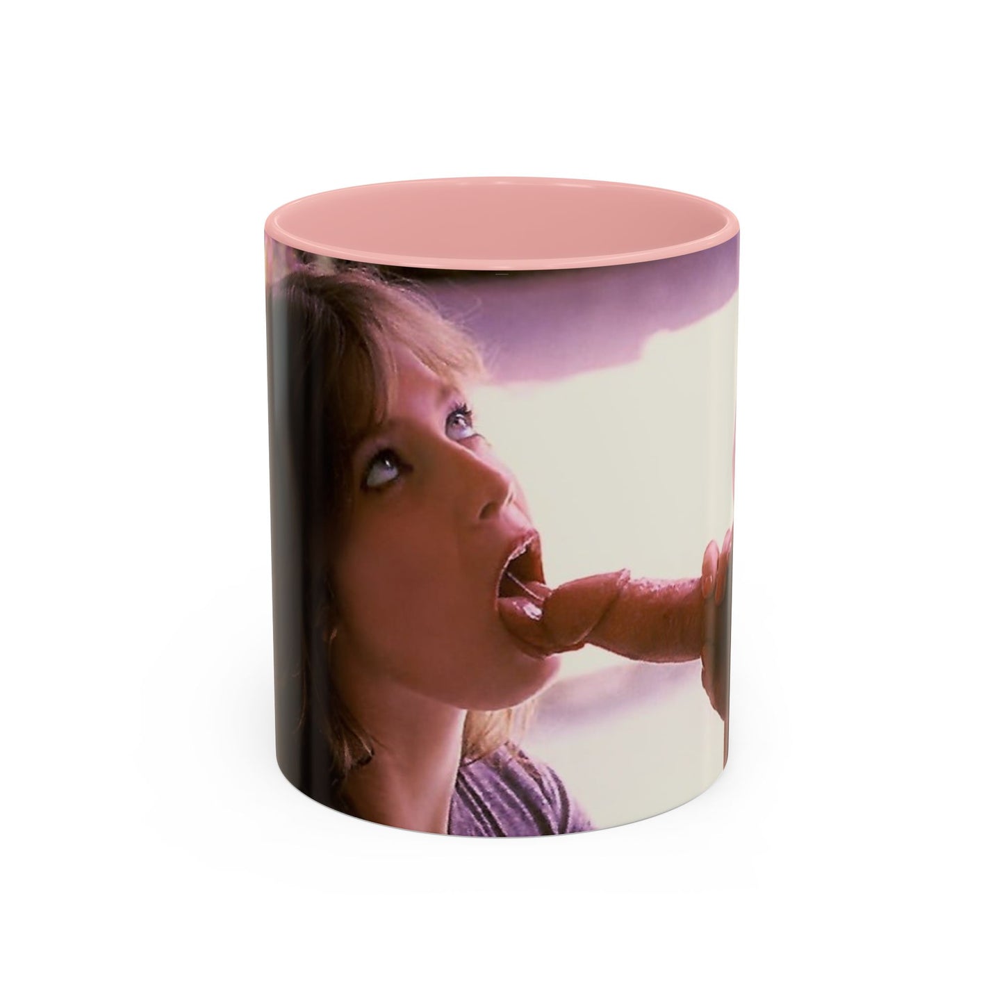 Accent Coffee Mug (11, 15oz) Retro Porn Star Traci Lords Nude