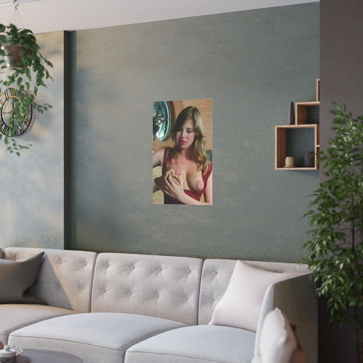 Satin Poster - Traci Lords Nude Retro Pornstar Sex