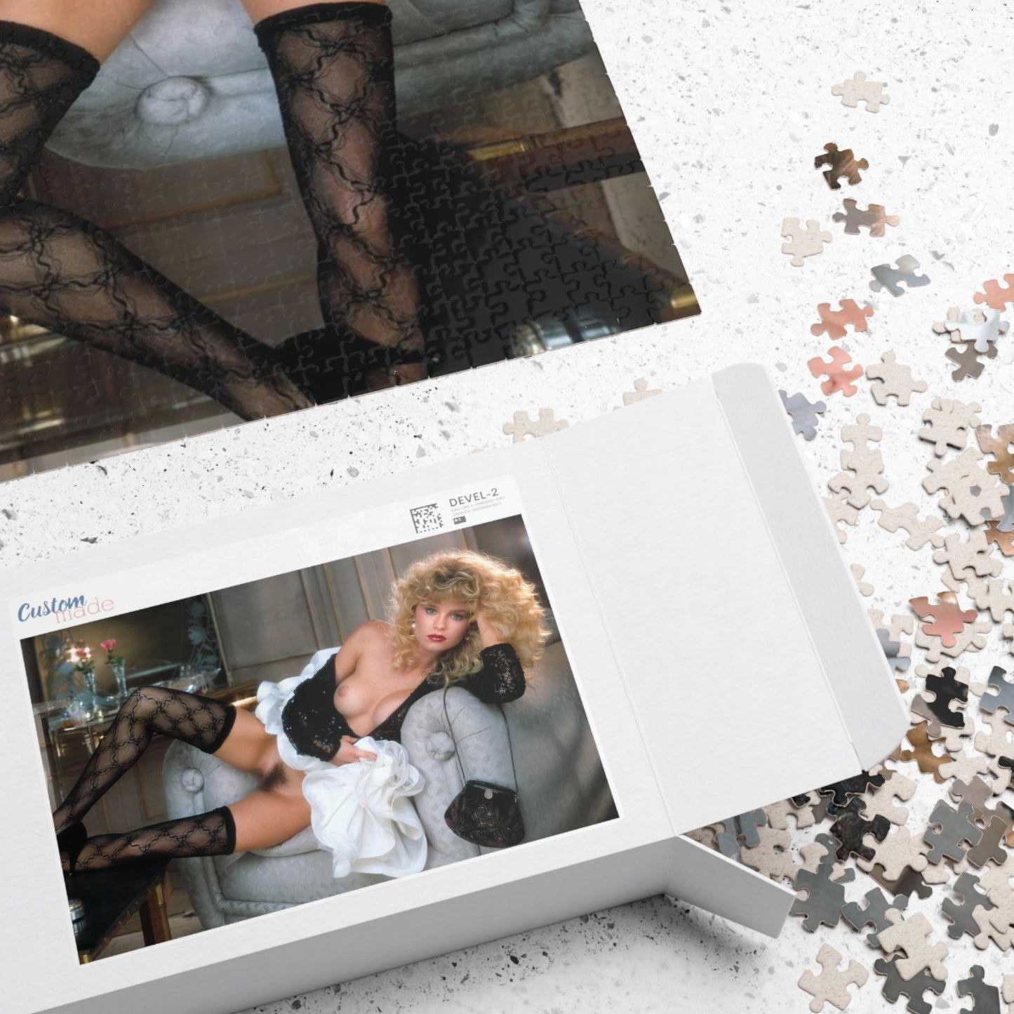 Puzzle (110, 252, 500, 1014-piece) Playboy Playmate August 1990 Melissa Evridge