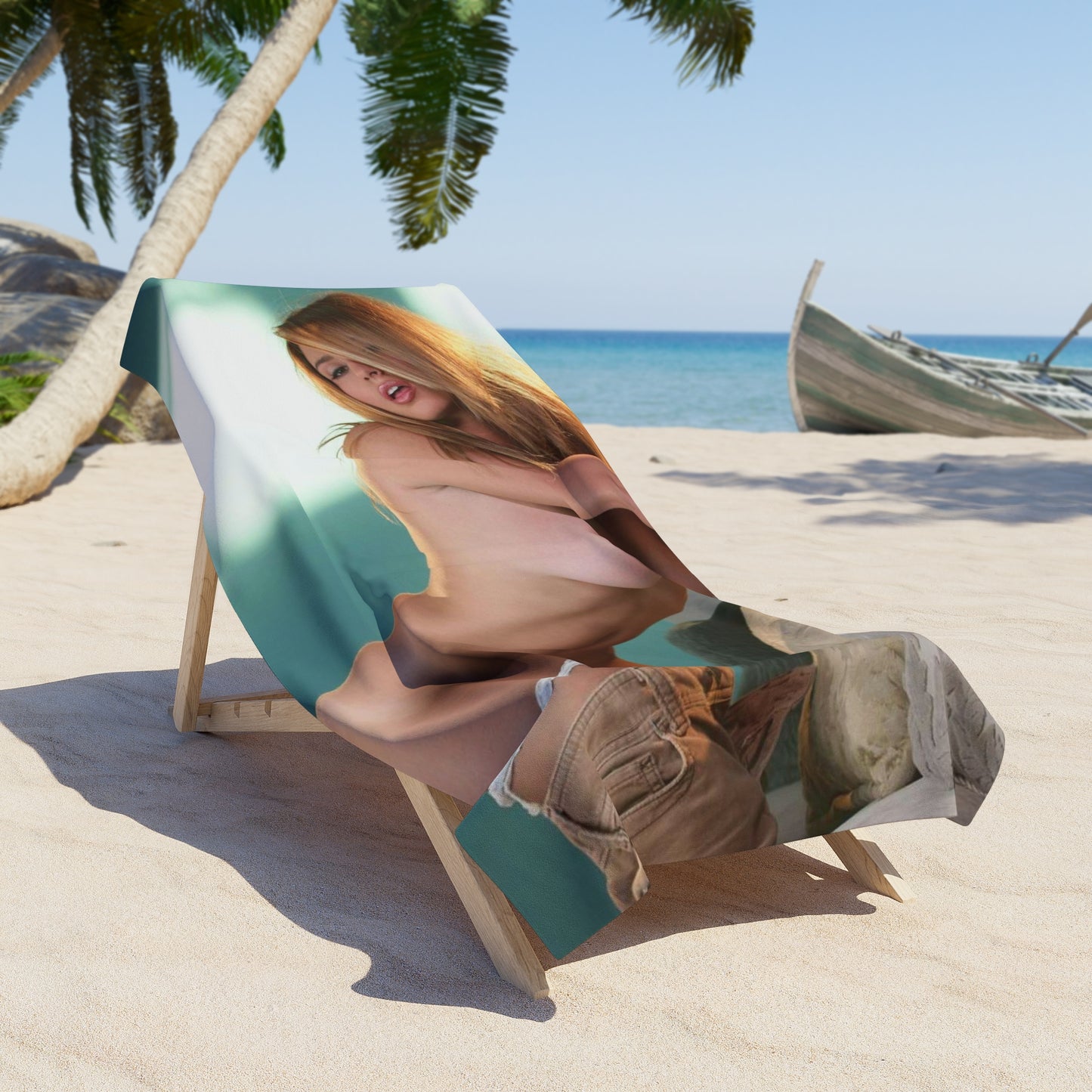 Beach Towel Adult Star Shay Laren Nude