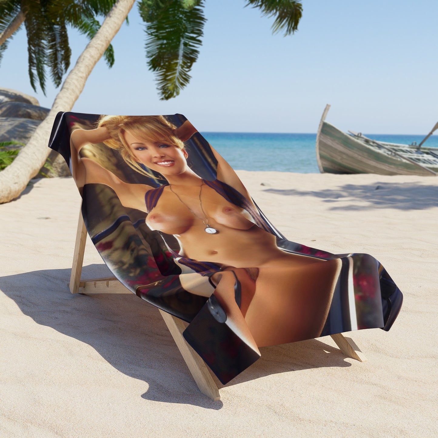 Beach Towel Playboy Playmate June 2000 Shannon Stewart