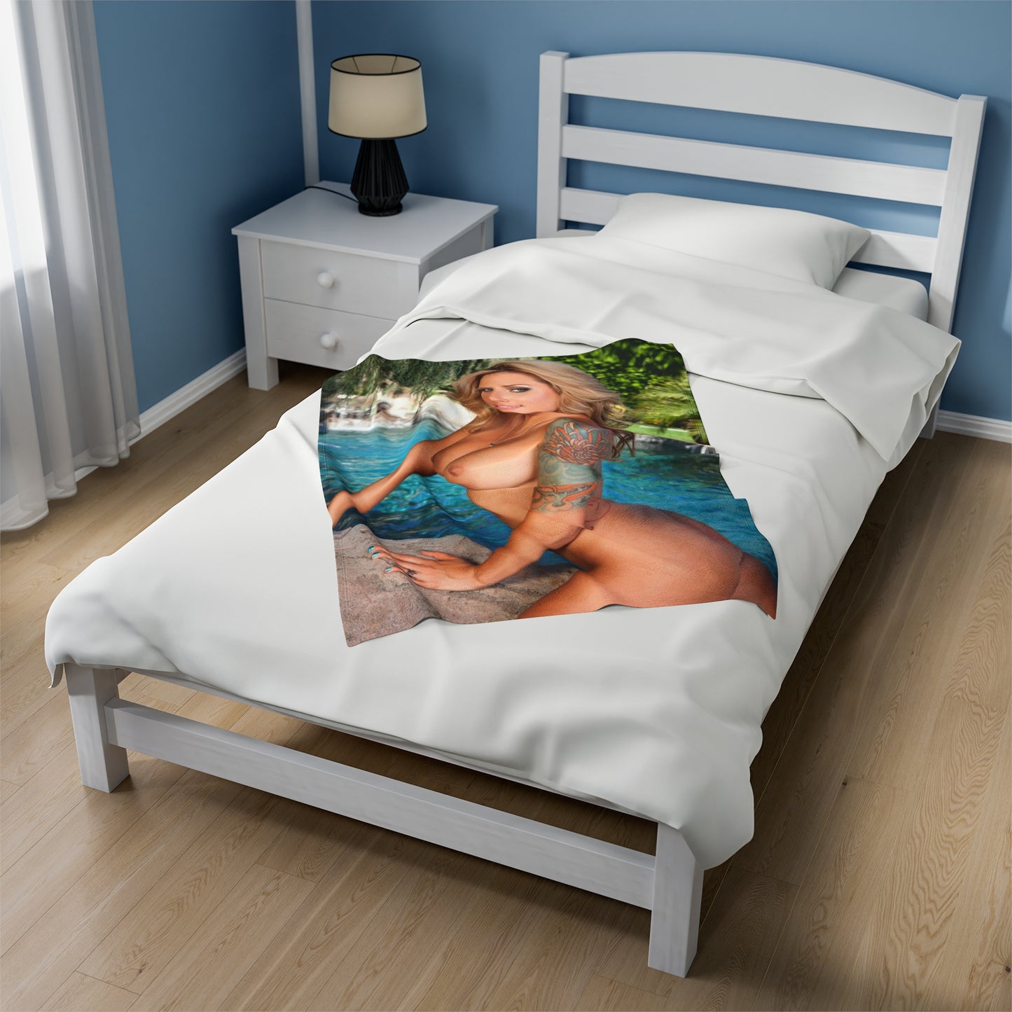 Velveteen Plush Blanket Pornstar Teagan Presley Nude