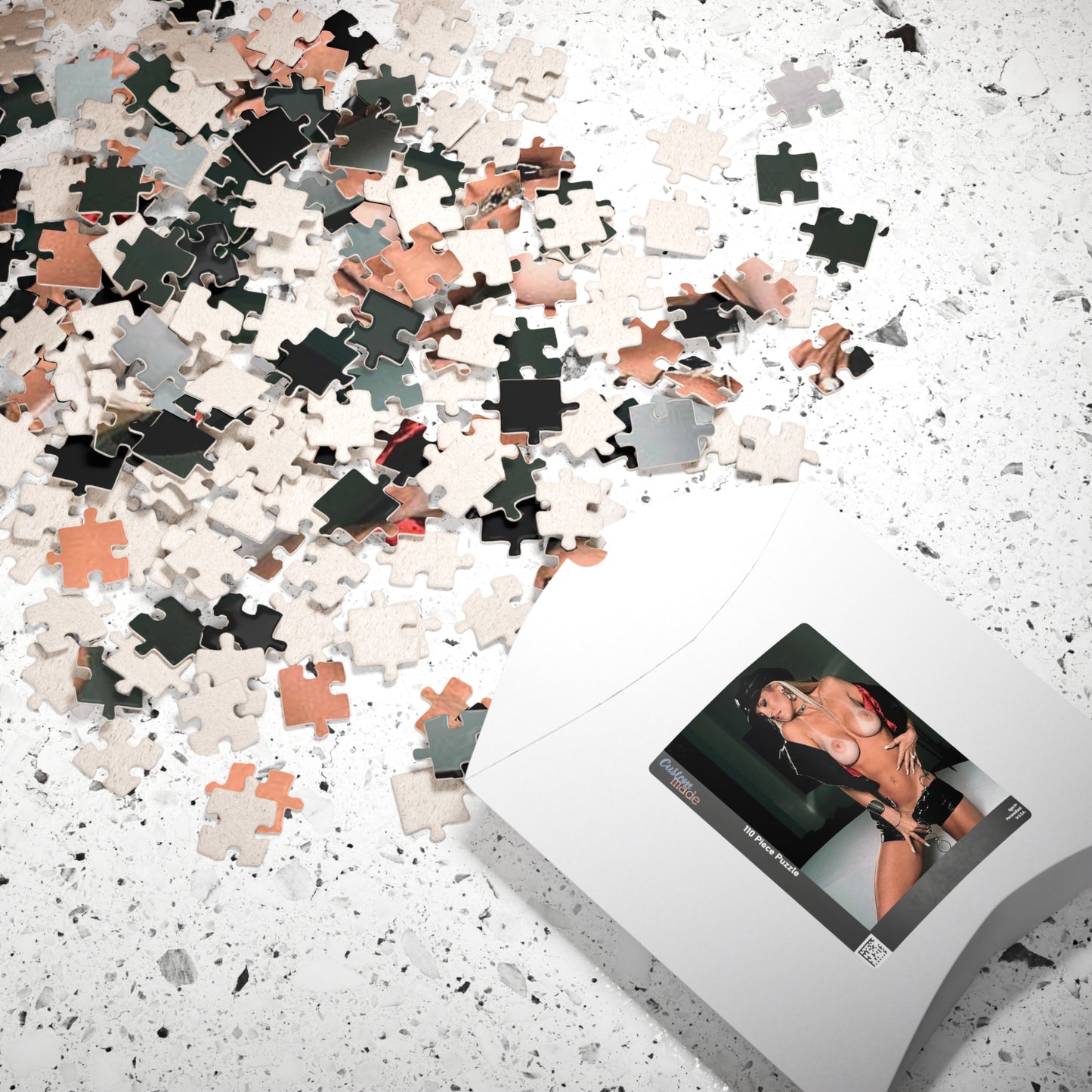 Puzzle (110, 252, 520, 1014-piece) Retro Adult Star Janine Lindenmulder Nude