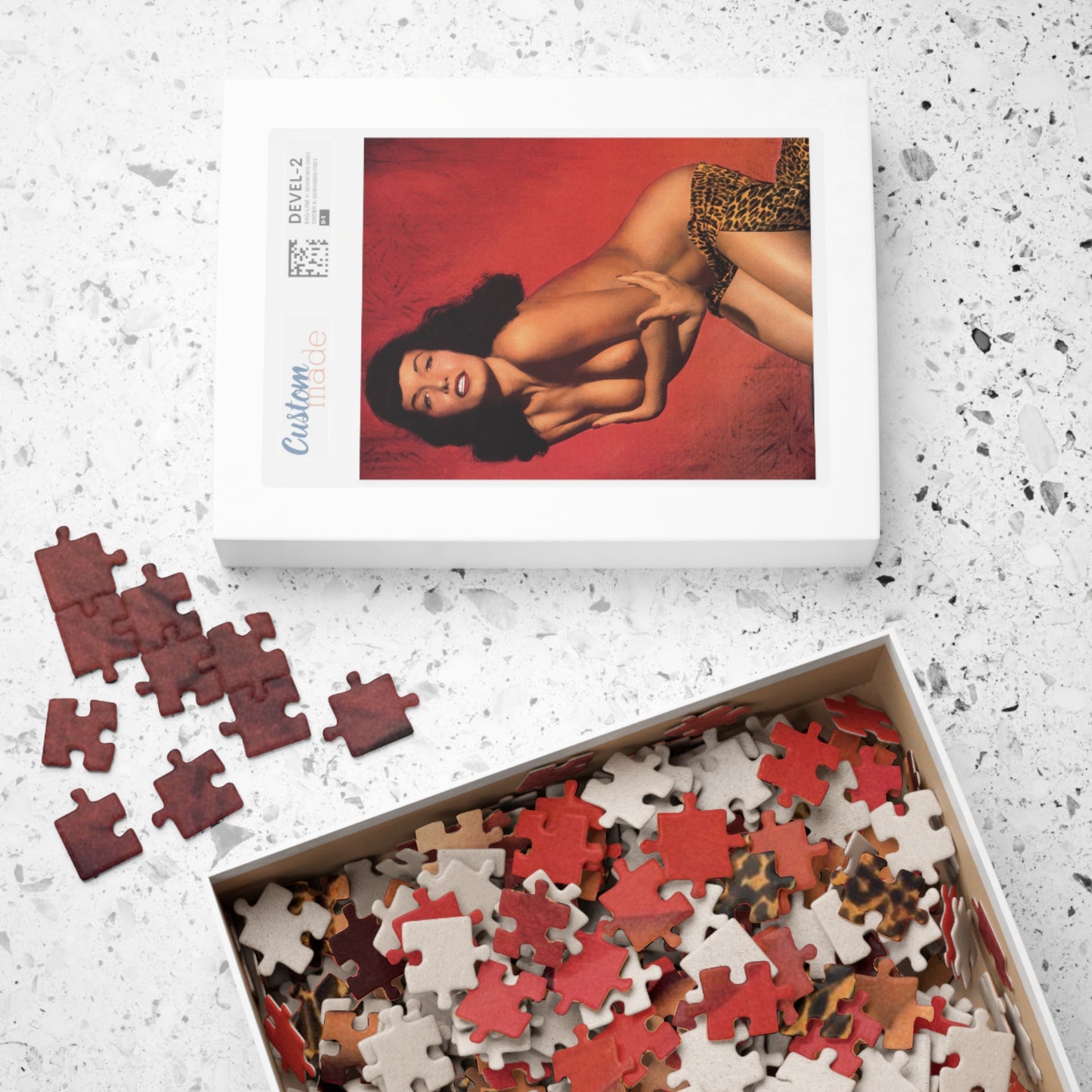 Puzzle (110, 252, 500, 1014-piece) Playmate 1955 Bettie Page Nude